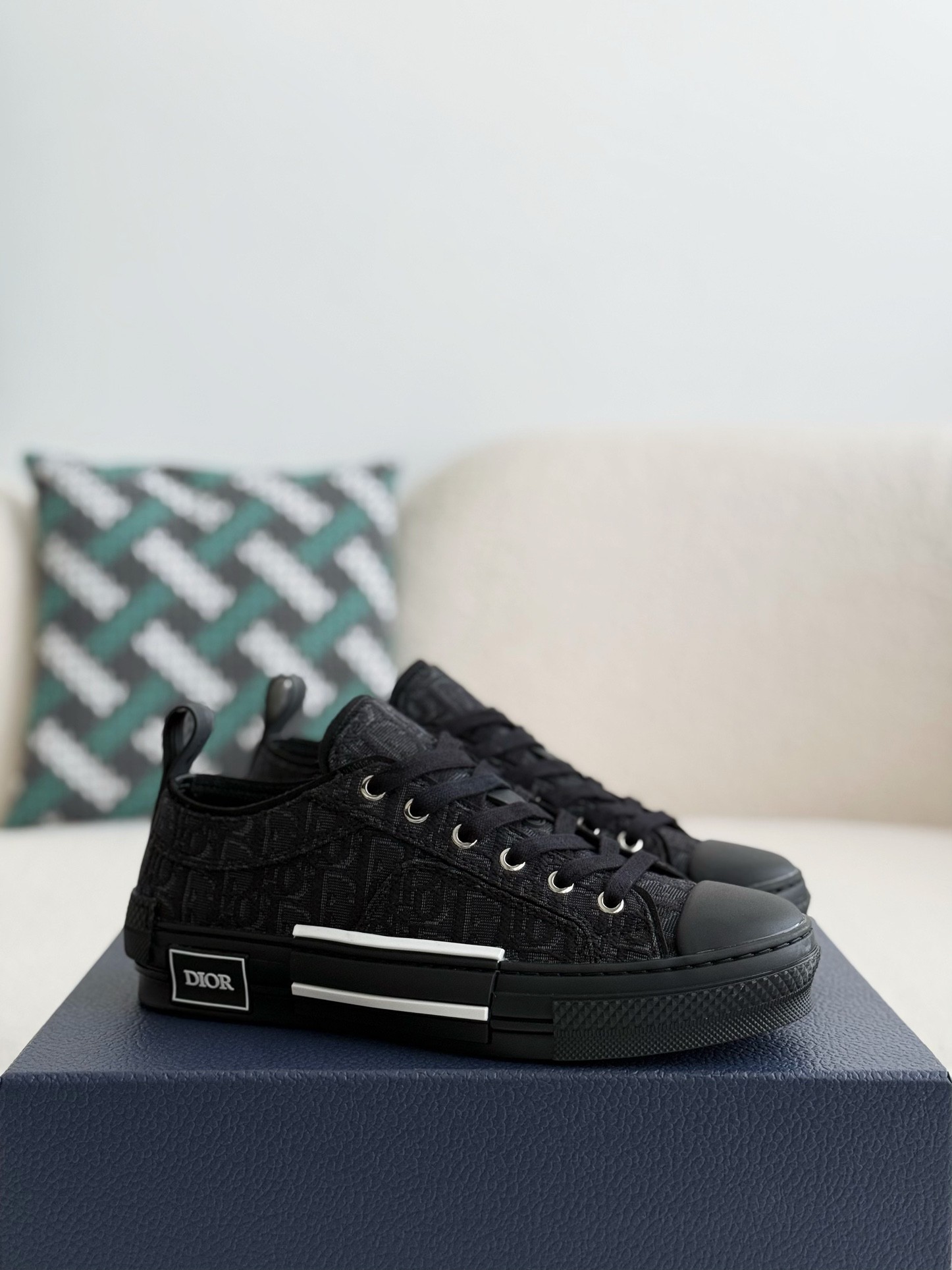 Dior B23 logo print low top sneakers Shoes