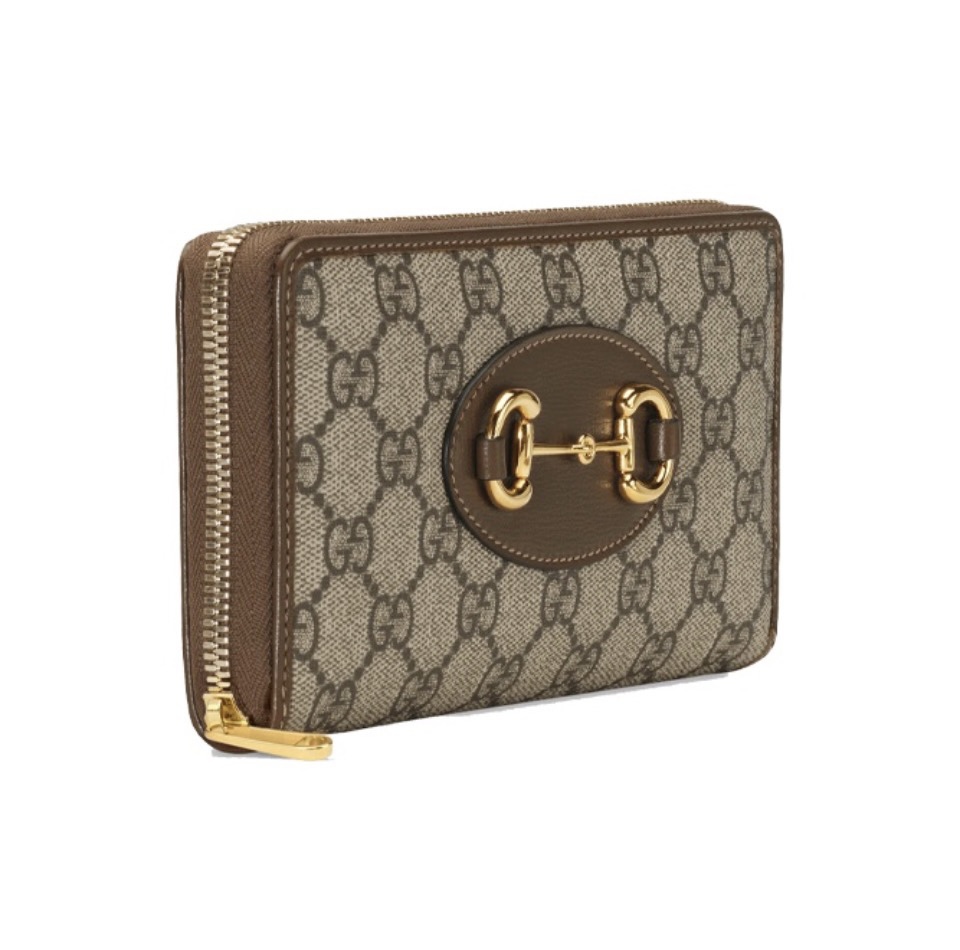 Gucci Unisex Gucci 1955 Horsebit Zip Around Wallet