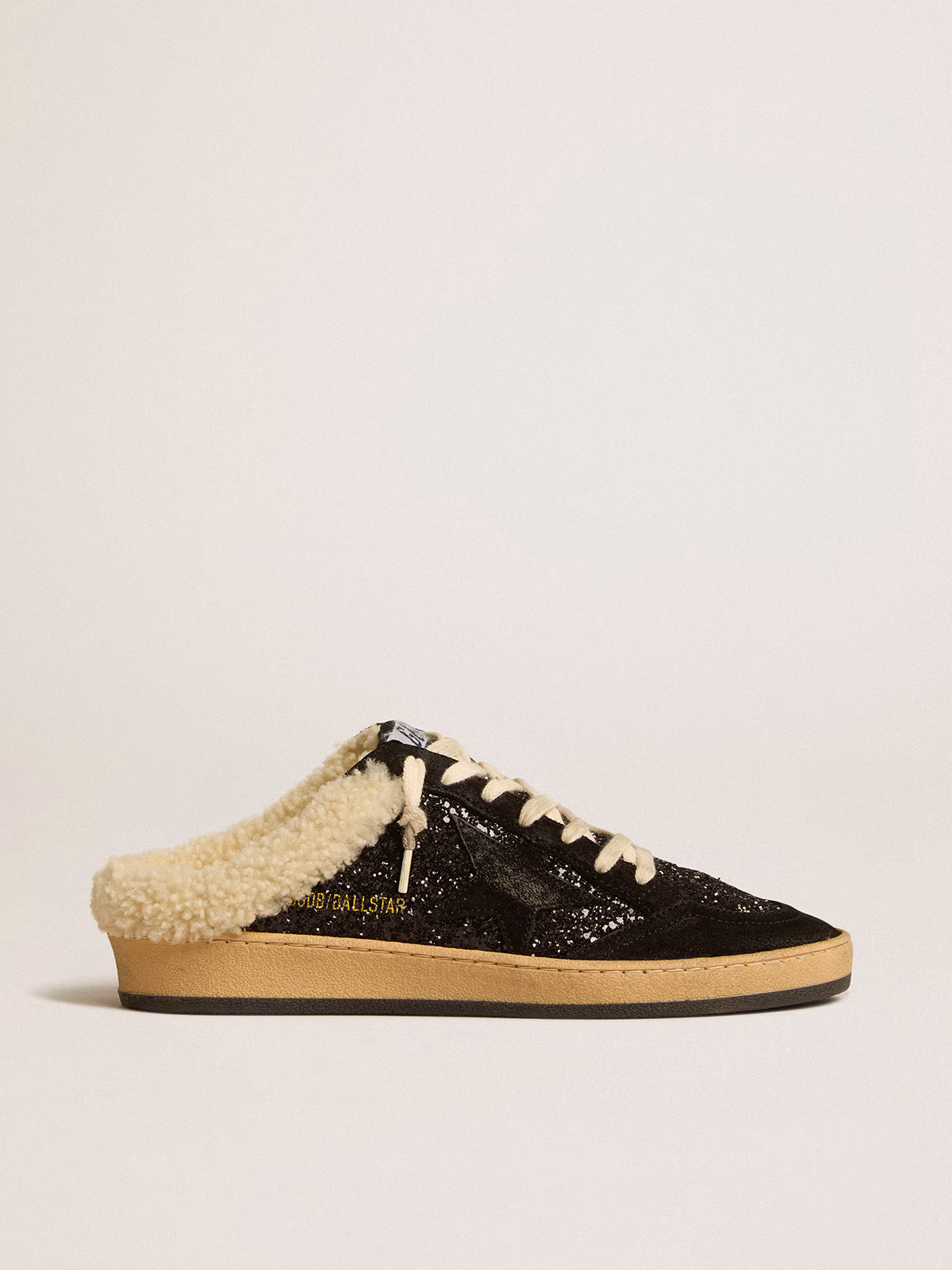 Golden Goose GGDB Ball Star LTD with Swarovski crystals and gray suede star