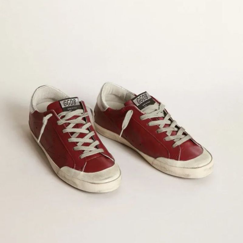 Golden Goose GGDB Super-Star sneakers in nappa leather with perforated star
