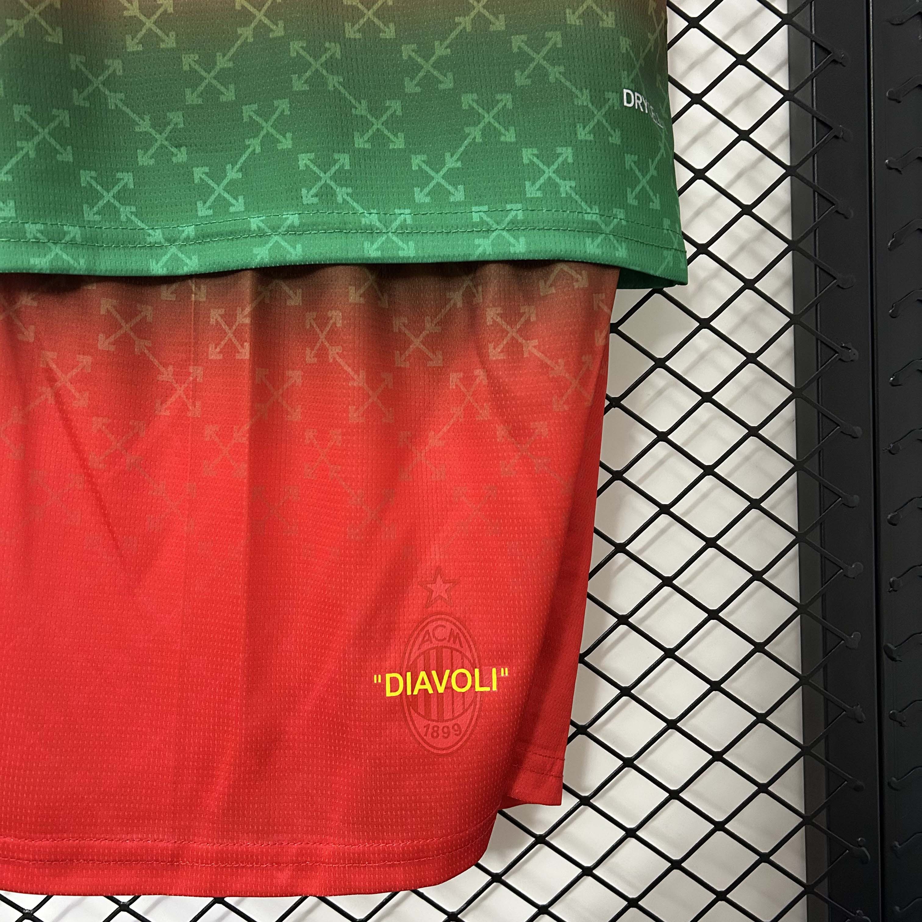 2024/2025 AC Milan Fourth Away Red Soccer Jersey 1:1 Thai Quality Kids Size