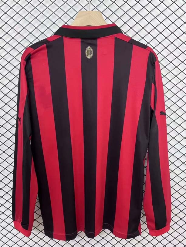 2024/2025 Long Sleeve AC Milan 125th Anniversary Soccer Jersey 1:1 Thai Quality