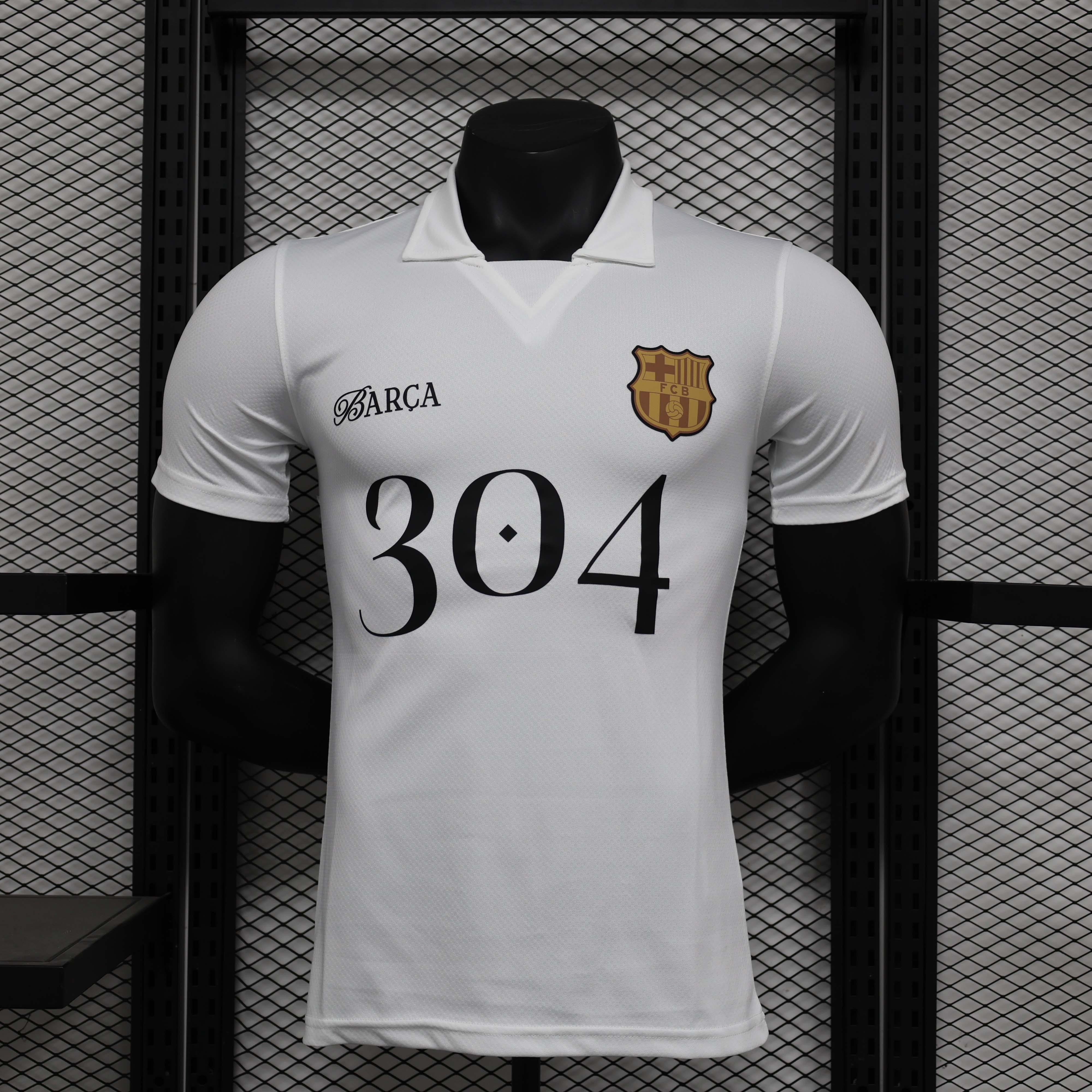 2024/2025 Player Version Barcelona Special Edition White Football Shirt 1:1 Thai Quality