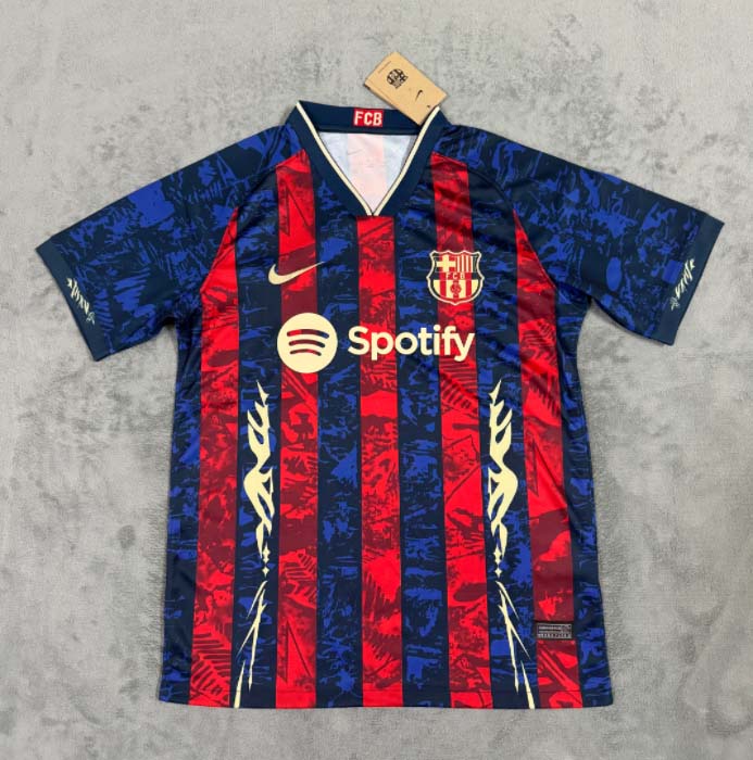 2024/2025 Barcelona Special Edition Red and blue Football Shirt 1:1 Thai Quality