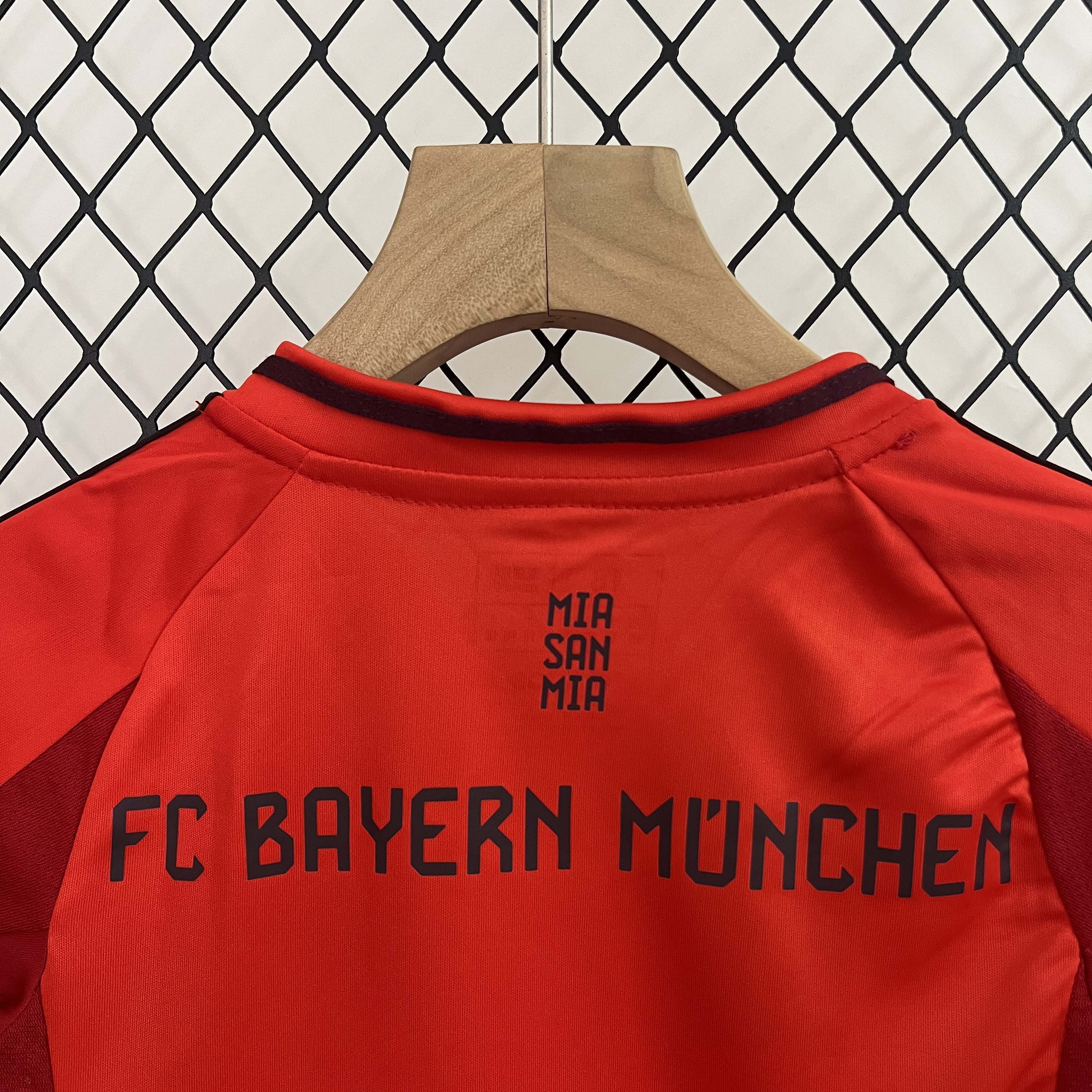 2024/2025 Bayern Munich Home Football Jersey 1:1 Thai Quality Kids Size