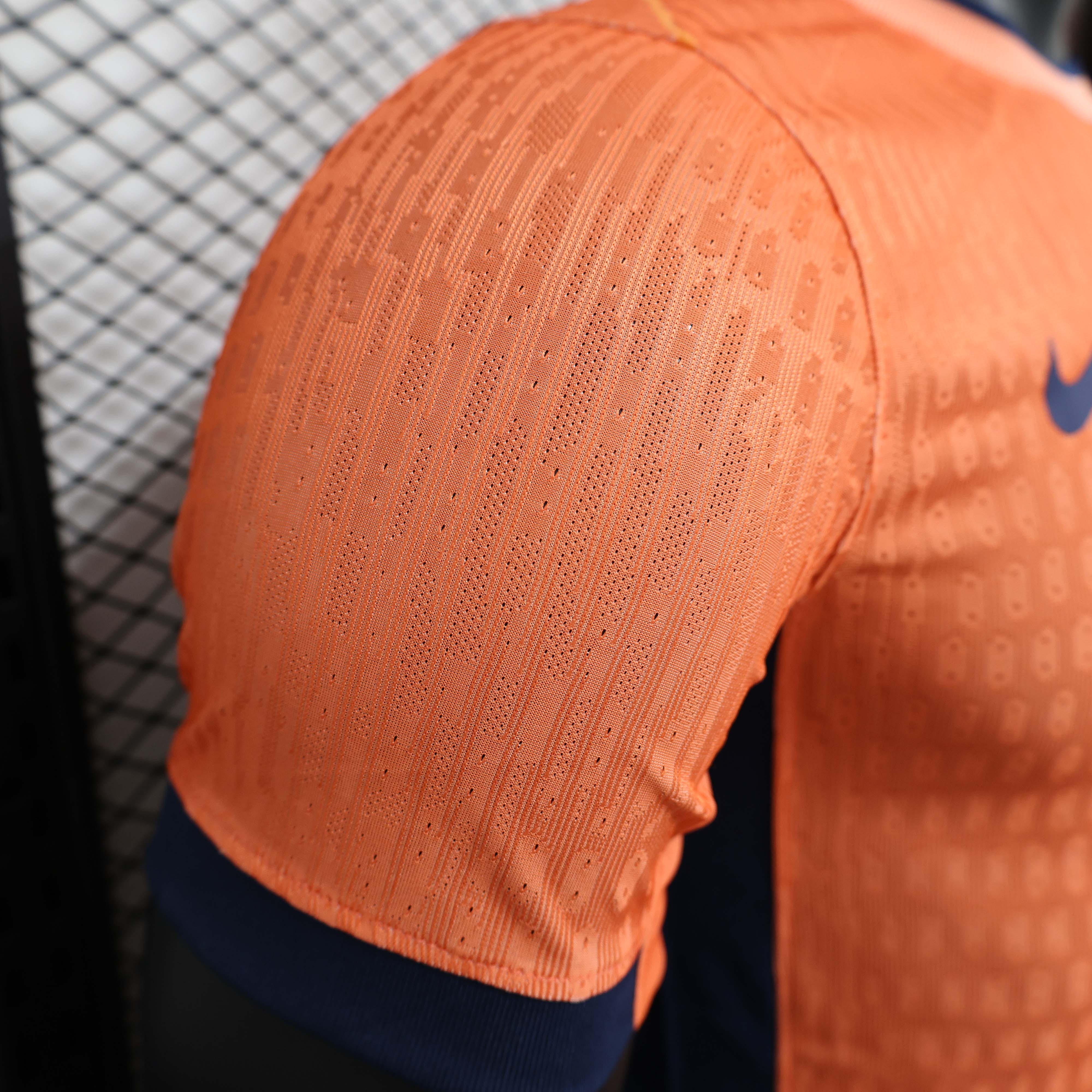 2024/2025 Player Version Barcelona Special Edition Orange Football Shirt 1:1 Thai Quality