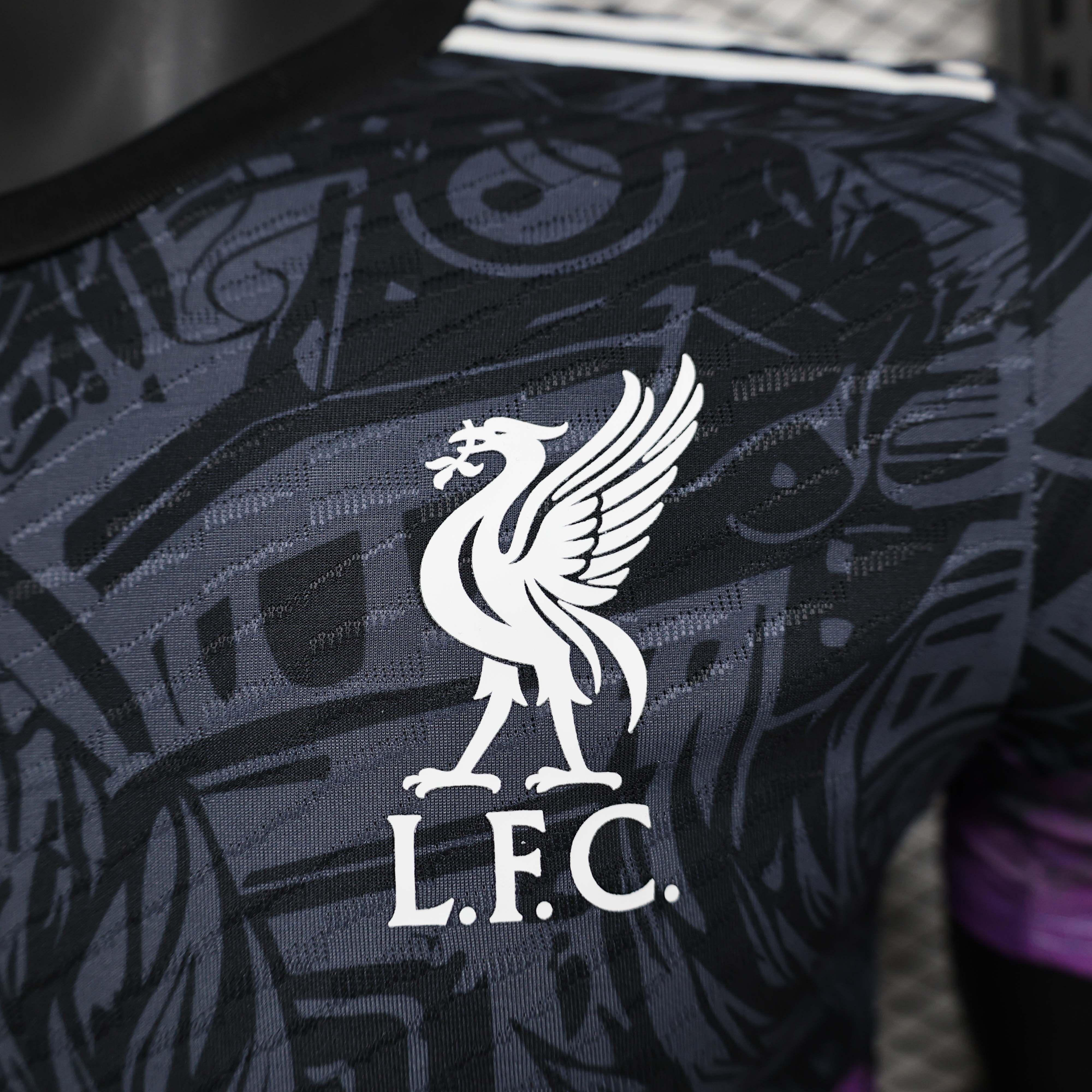 2024/2025 Player Version Liverpool Special Edition Black and Purple Football Shirt 1:1 Thai Quality