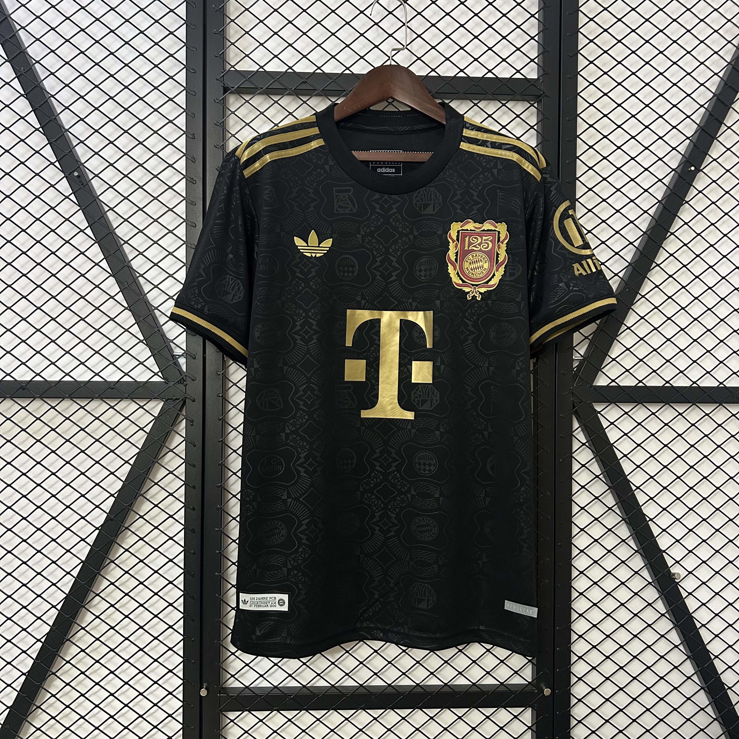 2024/2025 Bayern Munich 125th Anniversary Edition Black Football Shirt 1:1 Thai Quality