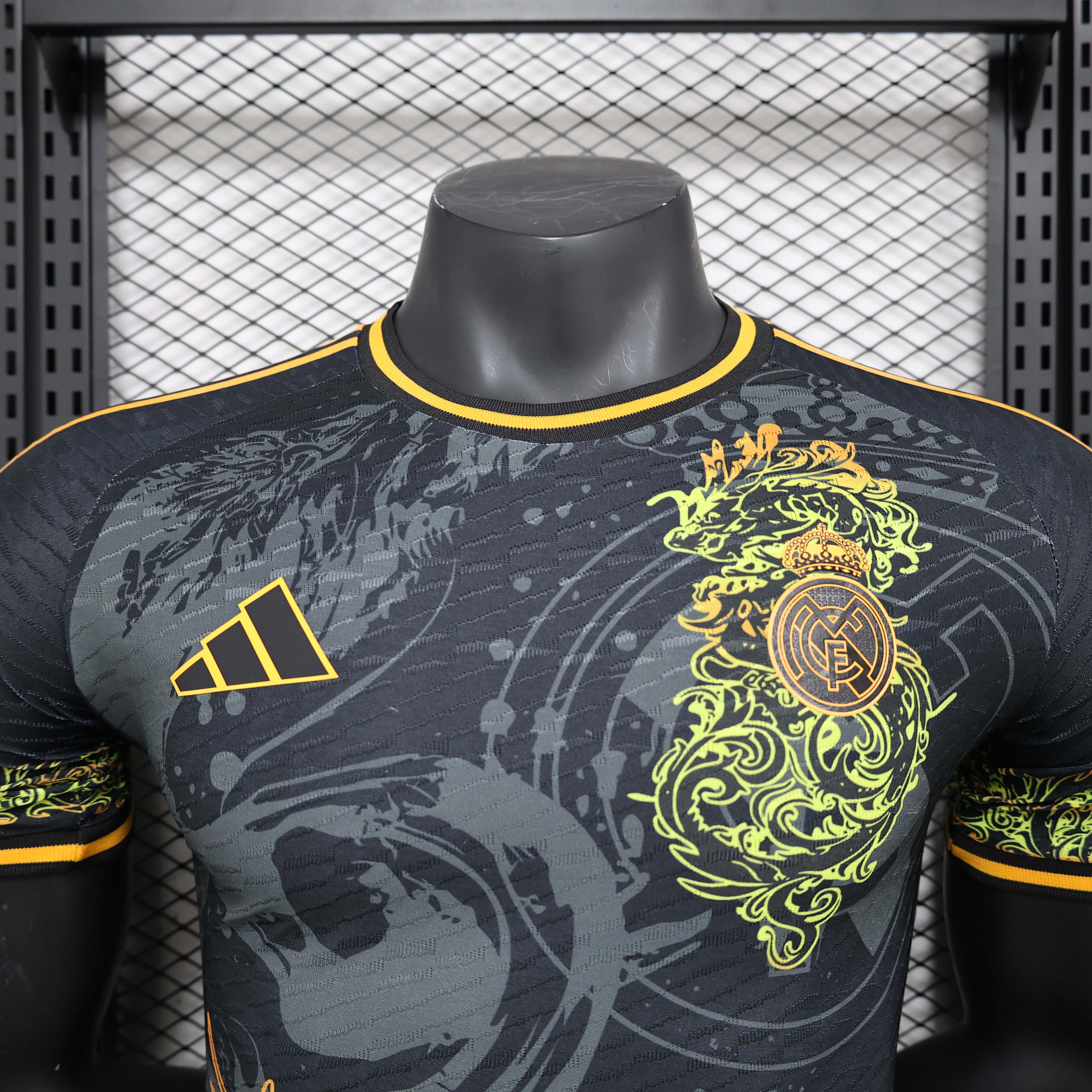 2024/2025 Player Version Real Madrid Special Edition Black and grey Football Shirt 1:1 Thai Quality