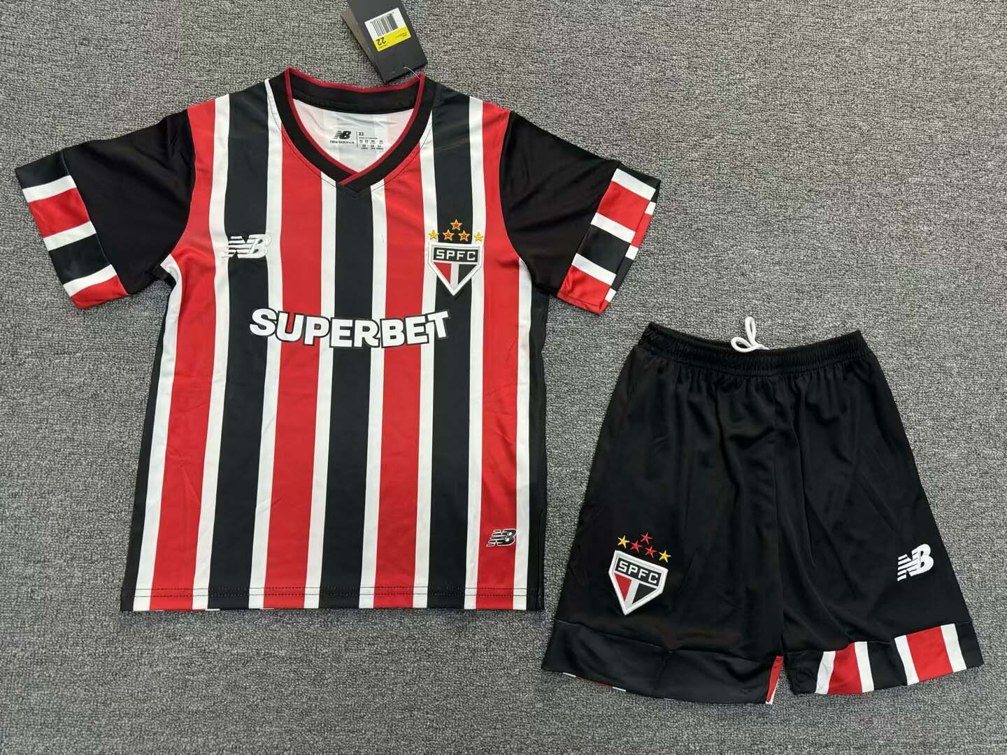 2024/2025 S?o Paulo Away Jersey 1:1 Thai Quality Kids Size