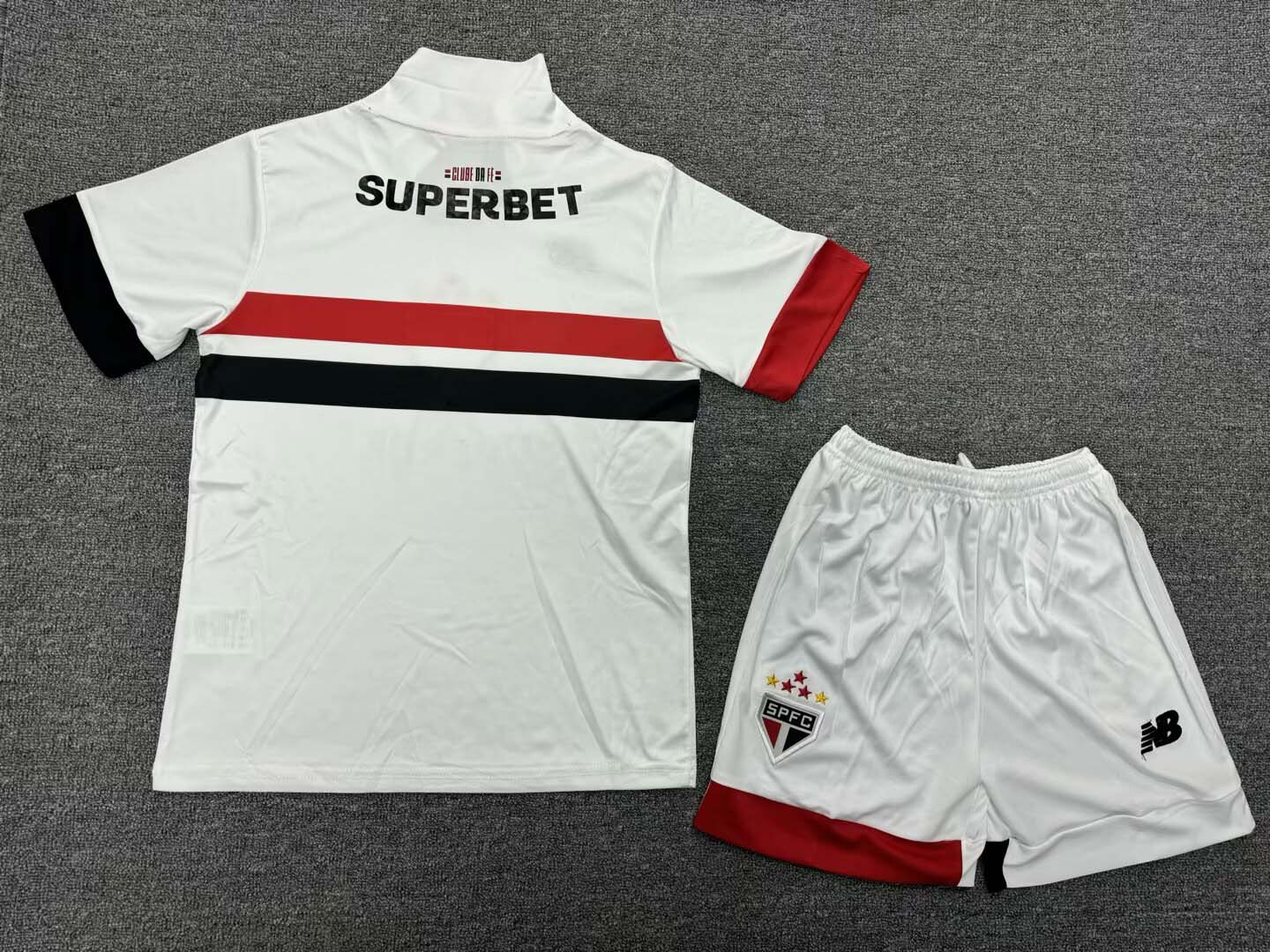 2024/2025 S?o Paulo Home Jersey 1:1 Thai Quality Kids Size
