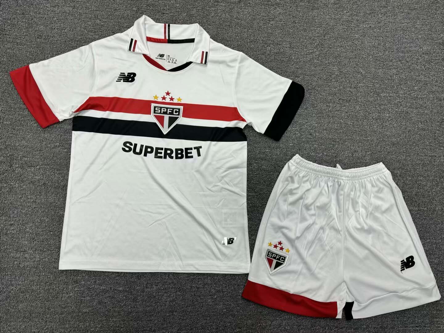 2024/2025 S?o Paulo Home Jersey 1:1 Thai Quality Kids Size