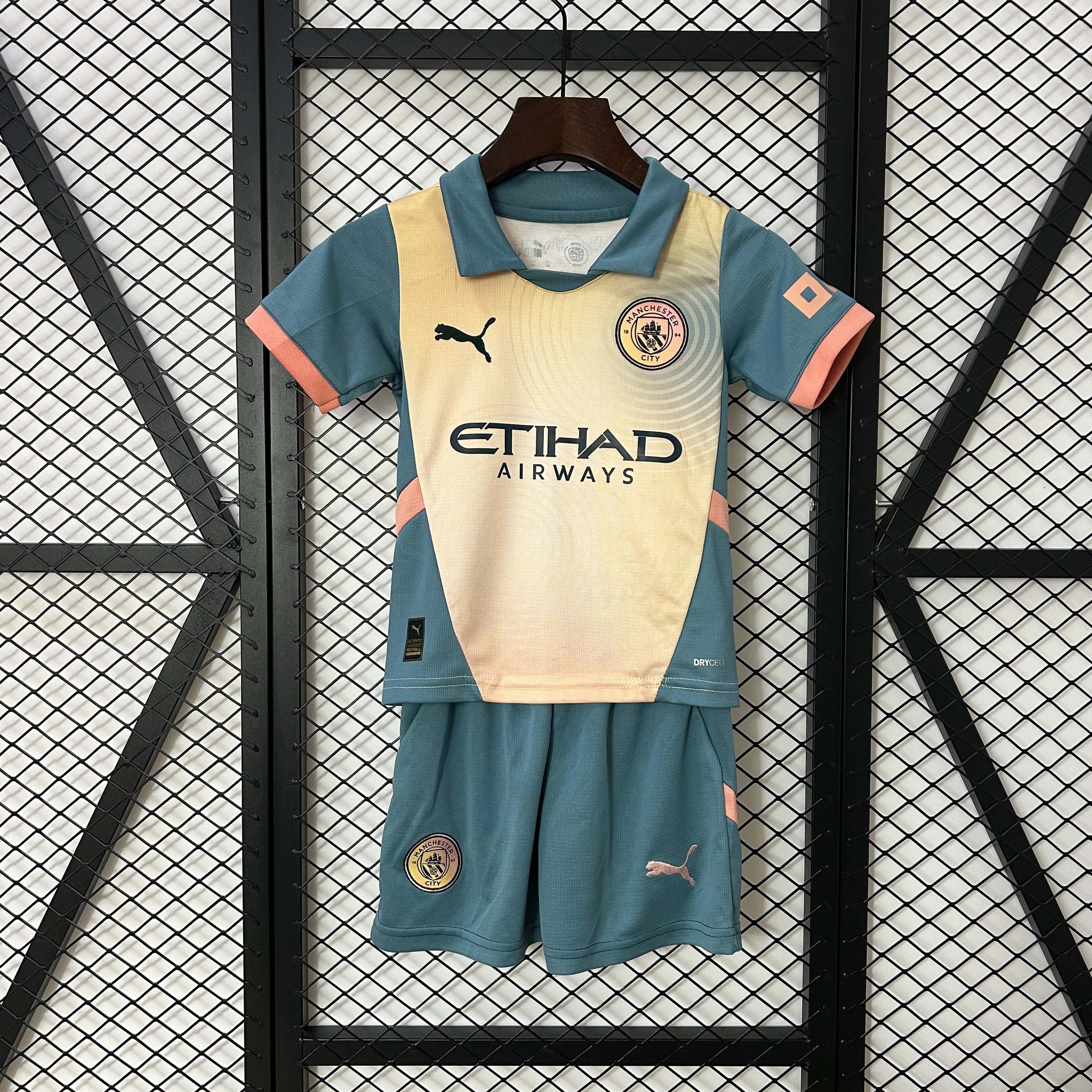 2024/2025 Manchester City Fourth Away Football Shirt 1:1 Thai Quality Kids Size