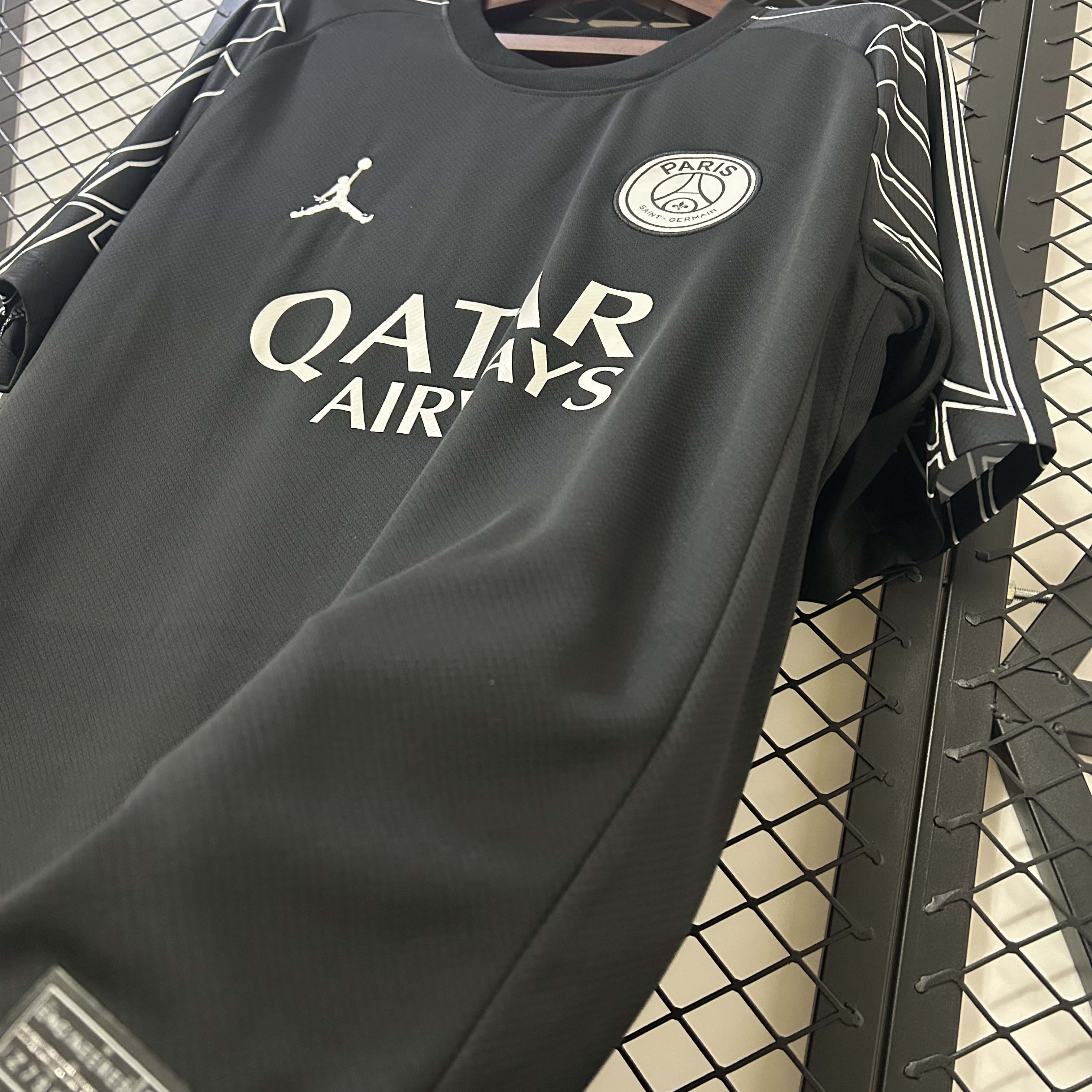 2024/2025 Psg Paris Saint-Germain Fourth Away black Football Shirt 1:1 Thai Quality