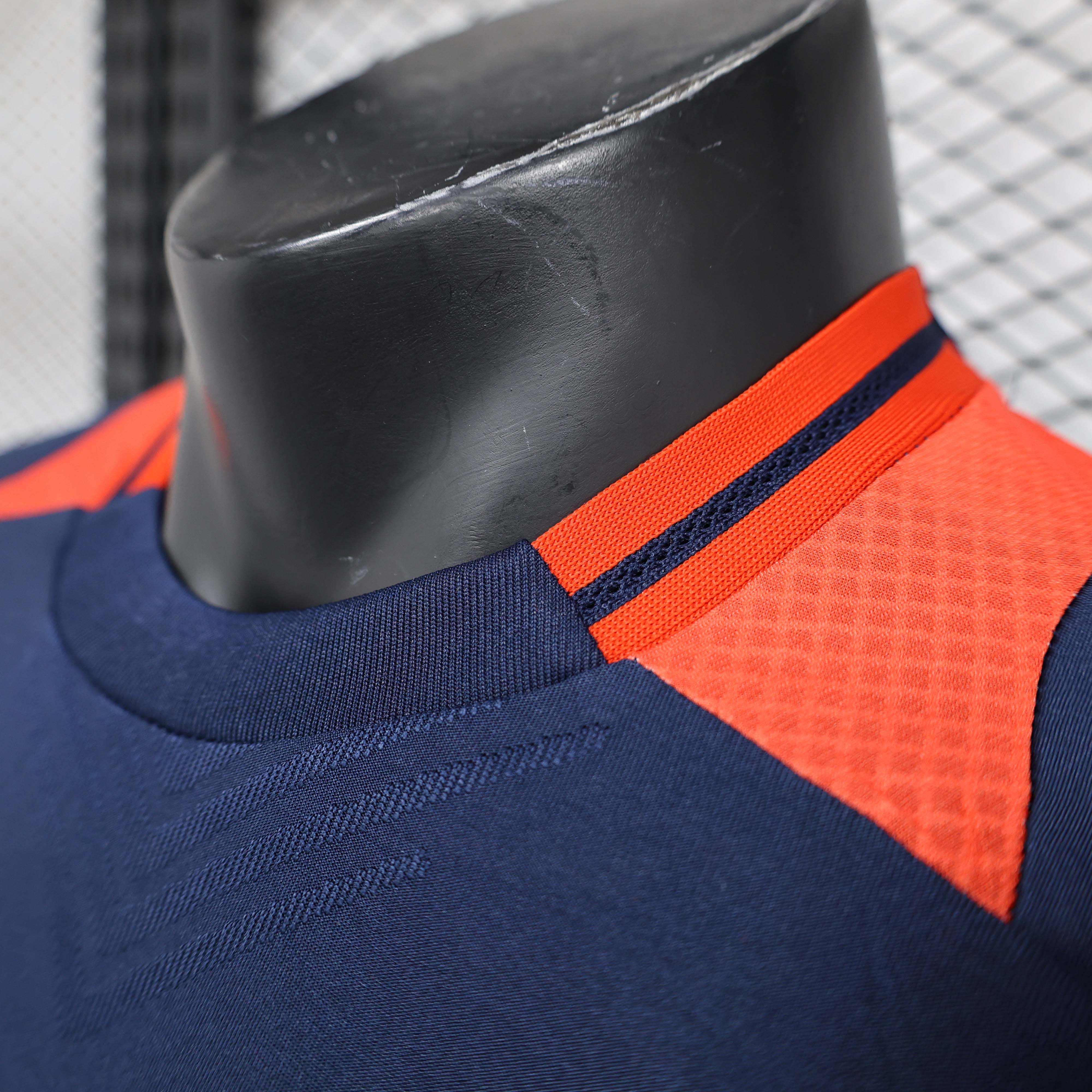 2024/2025 Player Version Manchester United Pre-race suit Navy blue Football Shirt 1:1 Thai Quality