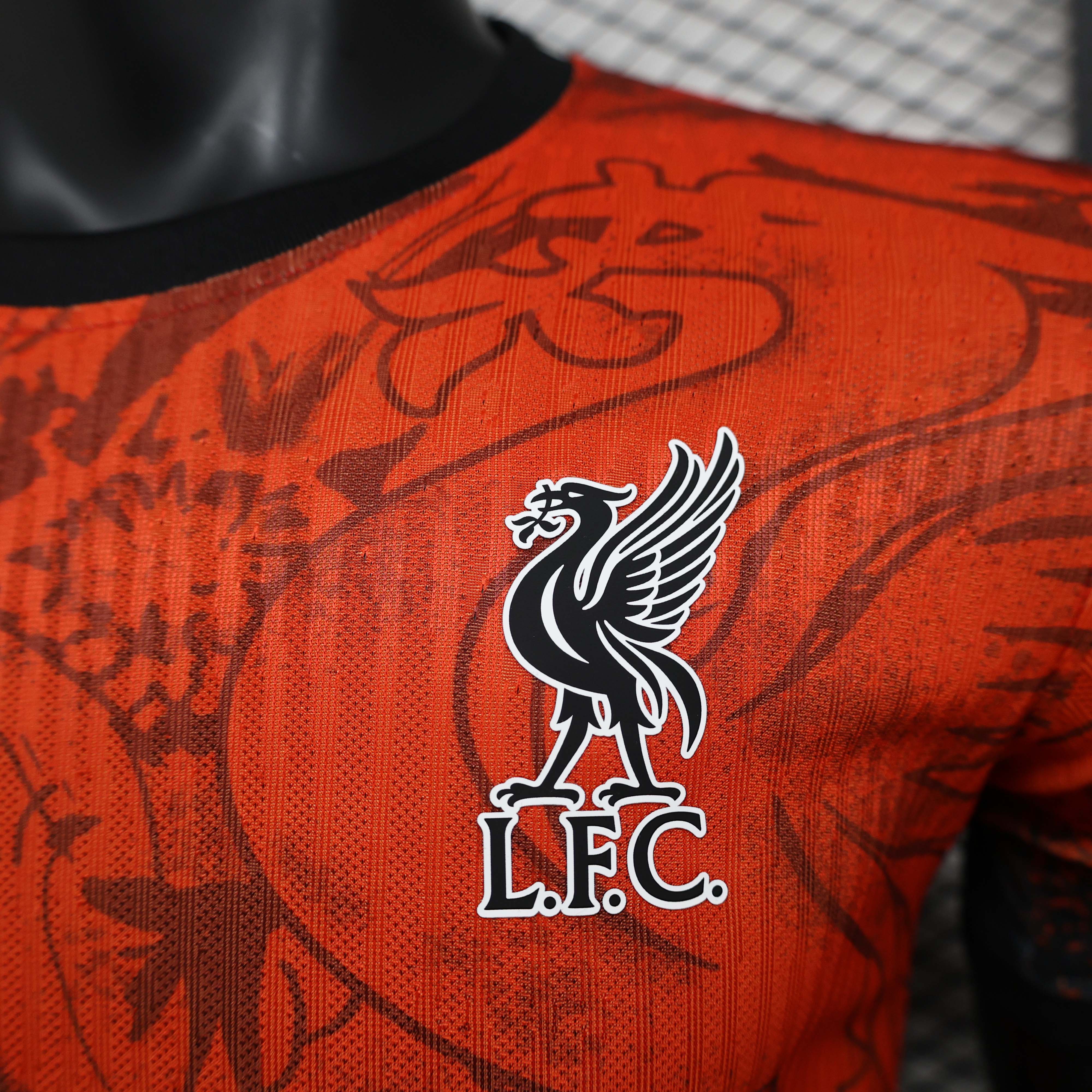 2024/2025 Player Version Liverpool Special Edition Orange Football Shirt 1:1 Thai Quality