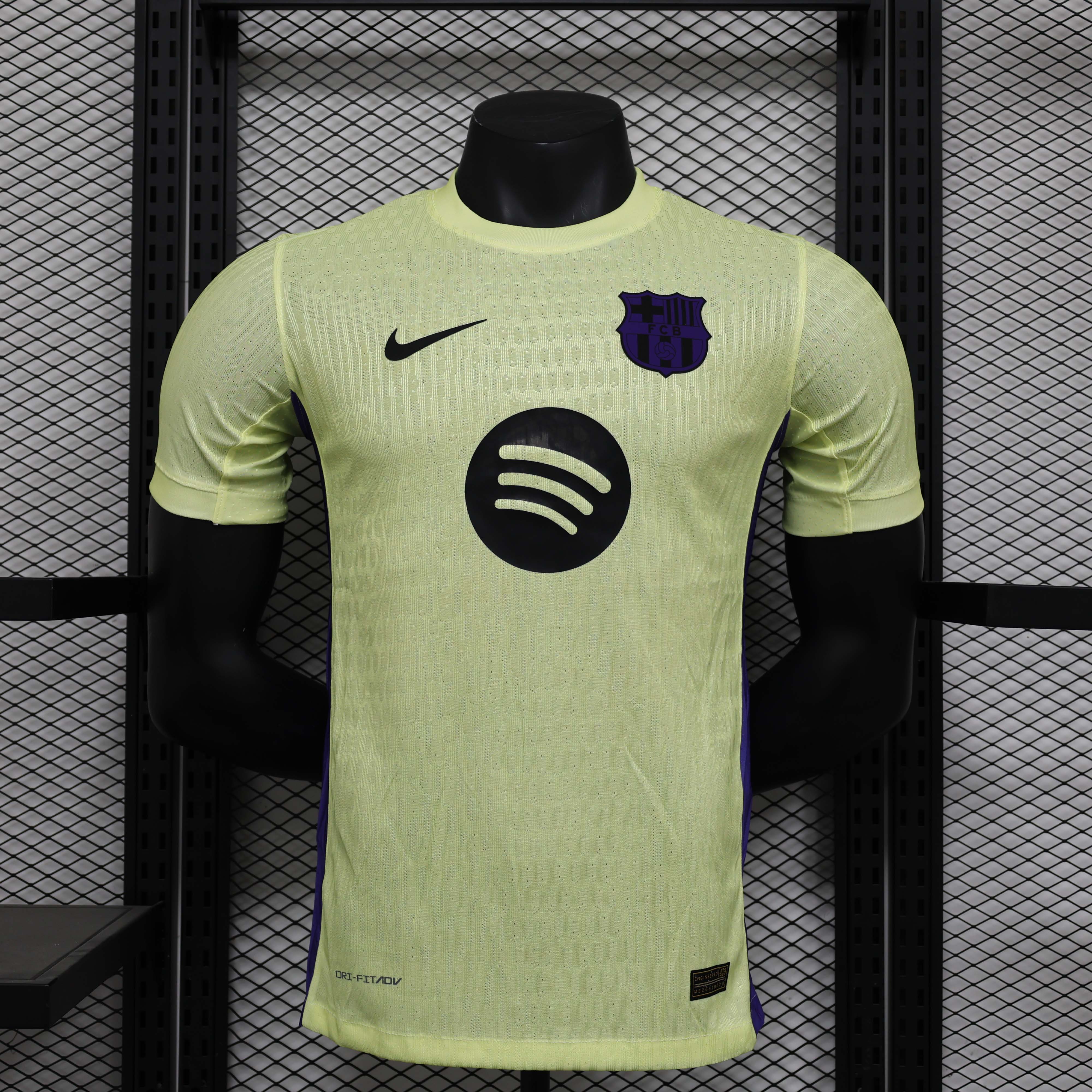 2024/2025 Player Version Barcelona Special Edition Yellow Football Shirt 1:1 Thai Quality