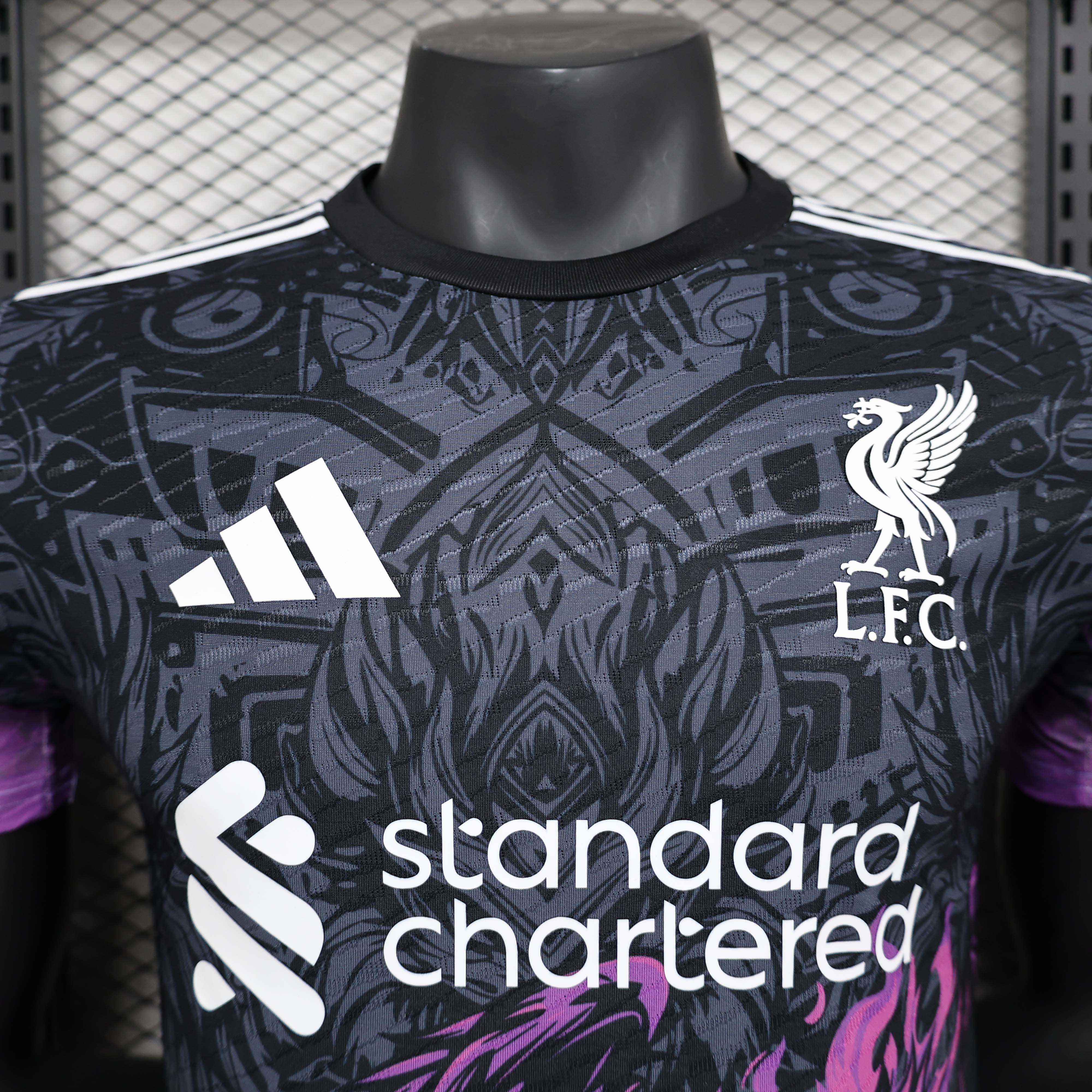 2024/2025 Player Version Liverpool Special Edition Black and Purple Football Shirt 1:1 Thai Quality