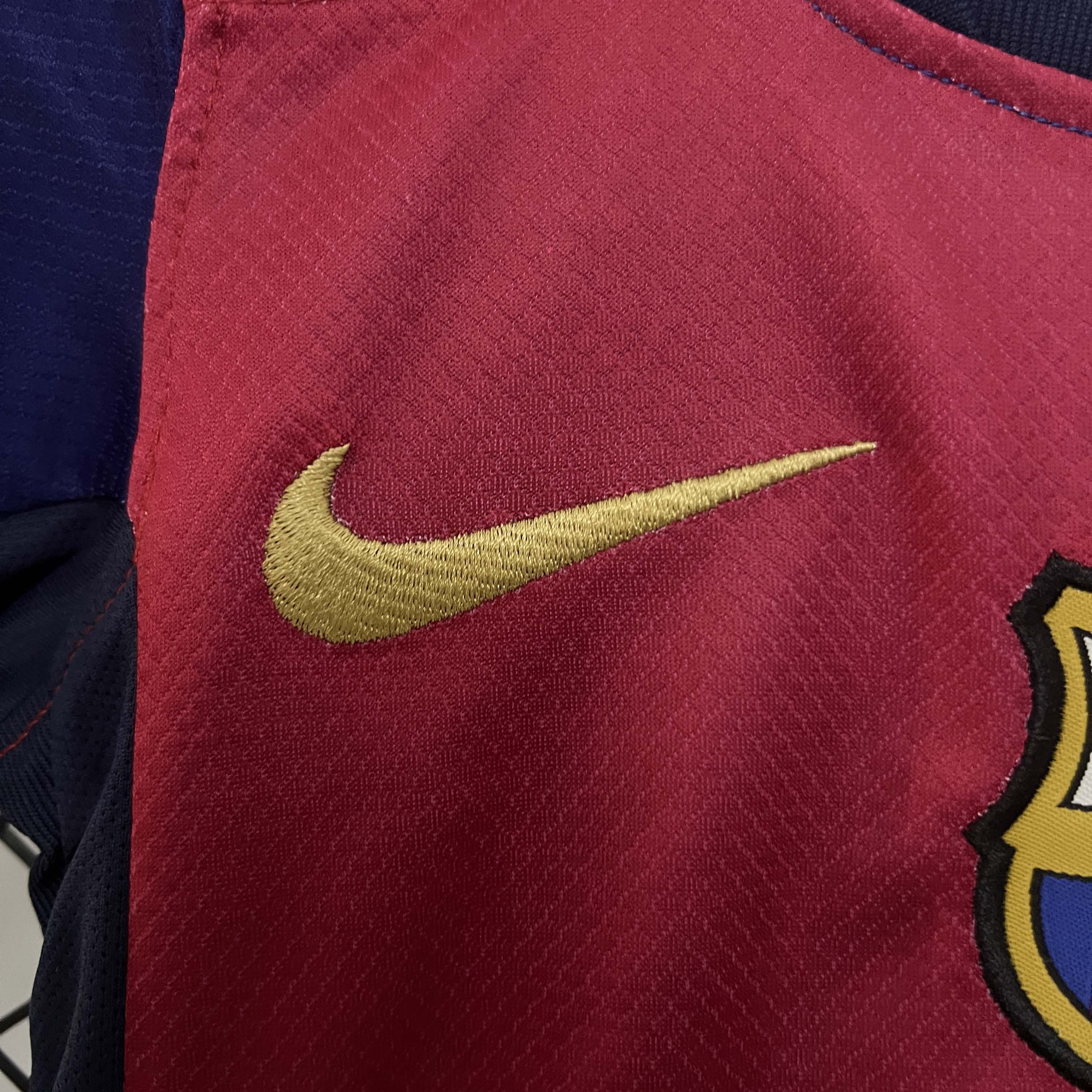2024/2025 Barcelona Home Football Shirt 1:1 Thai Quality Kids Size