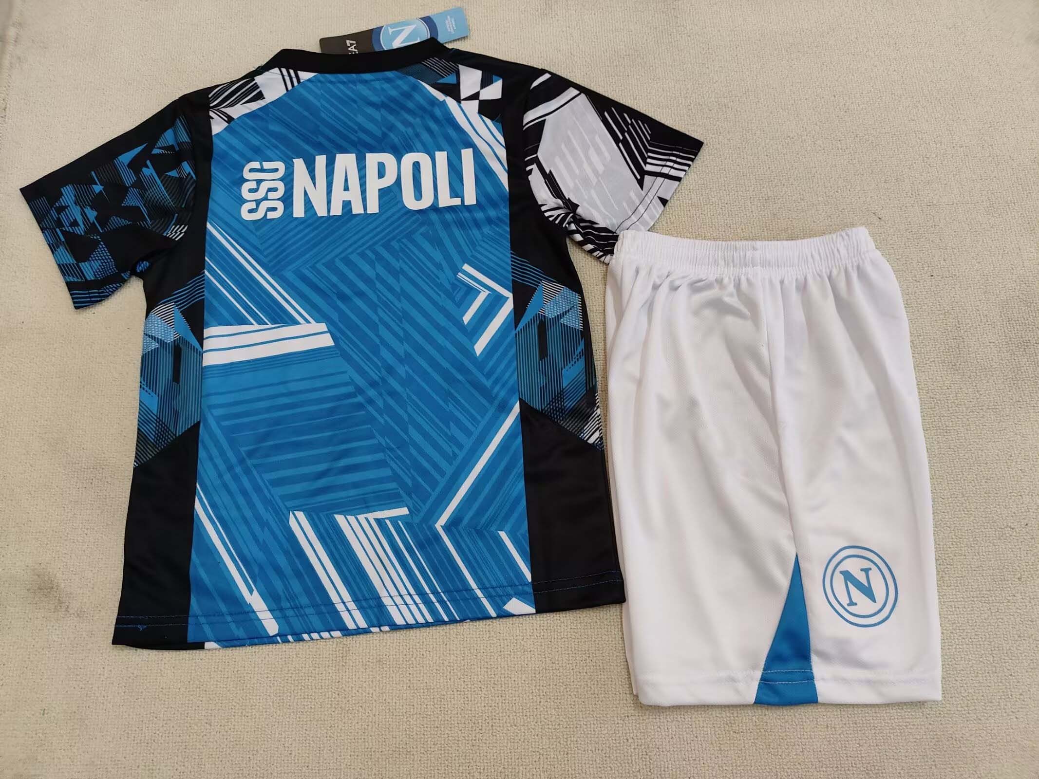2024/2025 Napoli Pre-race suit Soccer Jersey 1:1 Thai Quality Kids Size