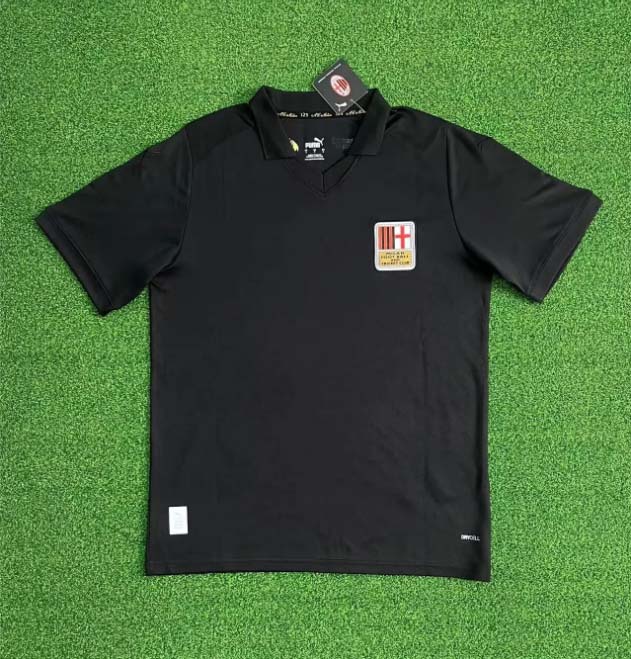 2024/2025 AC Milan 125th Anniversary Black Soccer Jersey 1:1 Thai Quality