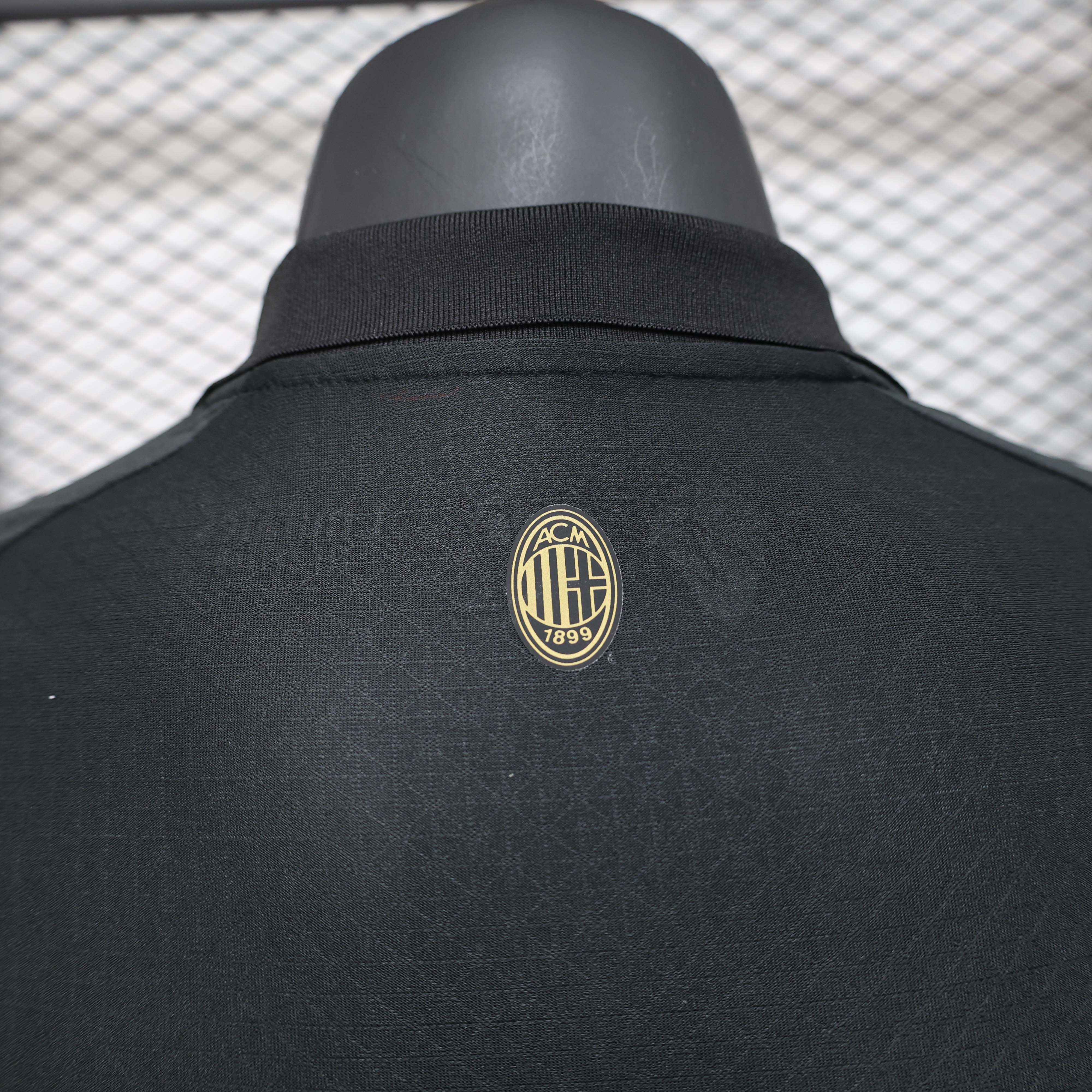 2024/2025 Player Version AC Milan 125th Anniversary Black Soccer Jersey 1:1 Thai Quality