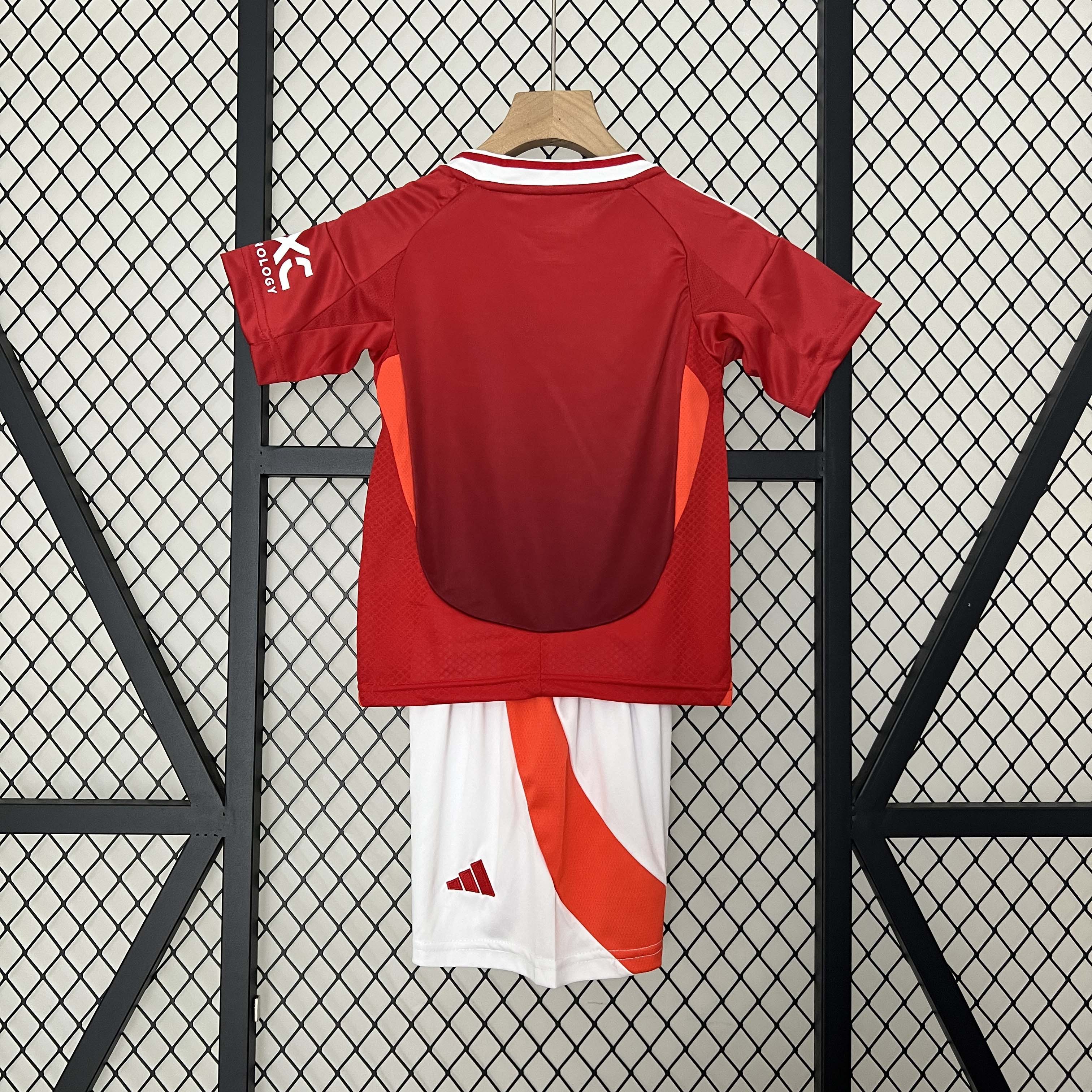 2024/2025 Manchester United Home Football Shirt 1:1 Thai Quality Kids Size