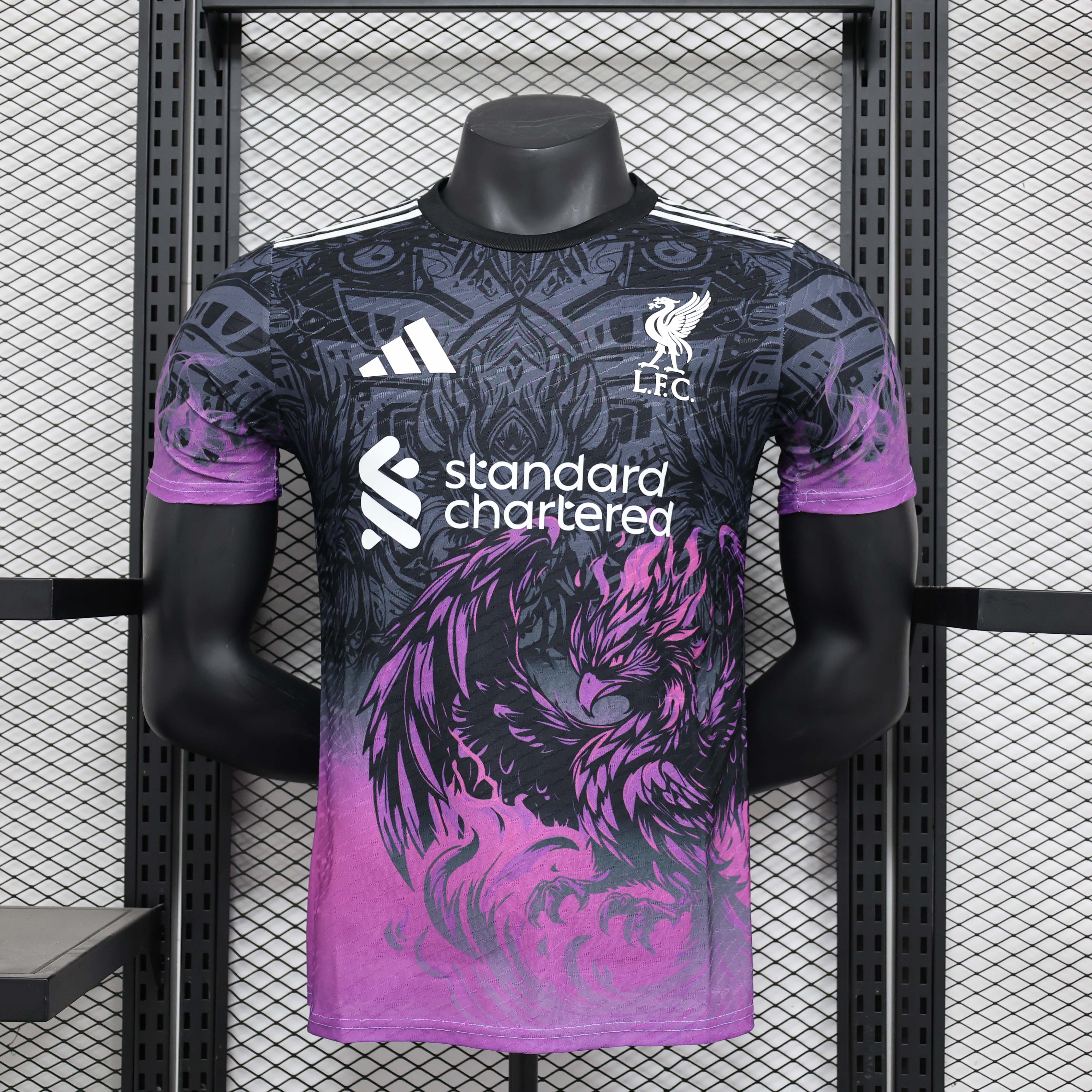 2024/2025 Player Version Liverpool Special Edition Black and Purple Football Shirt 1:1 Thai Quality