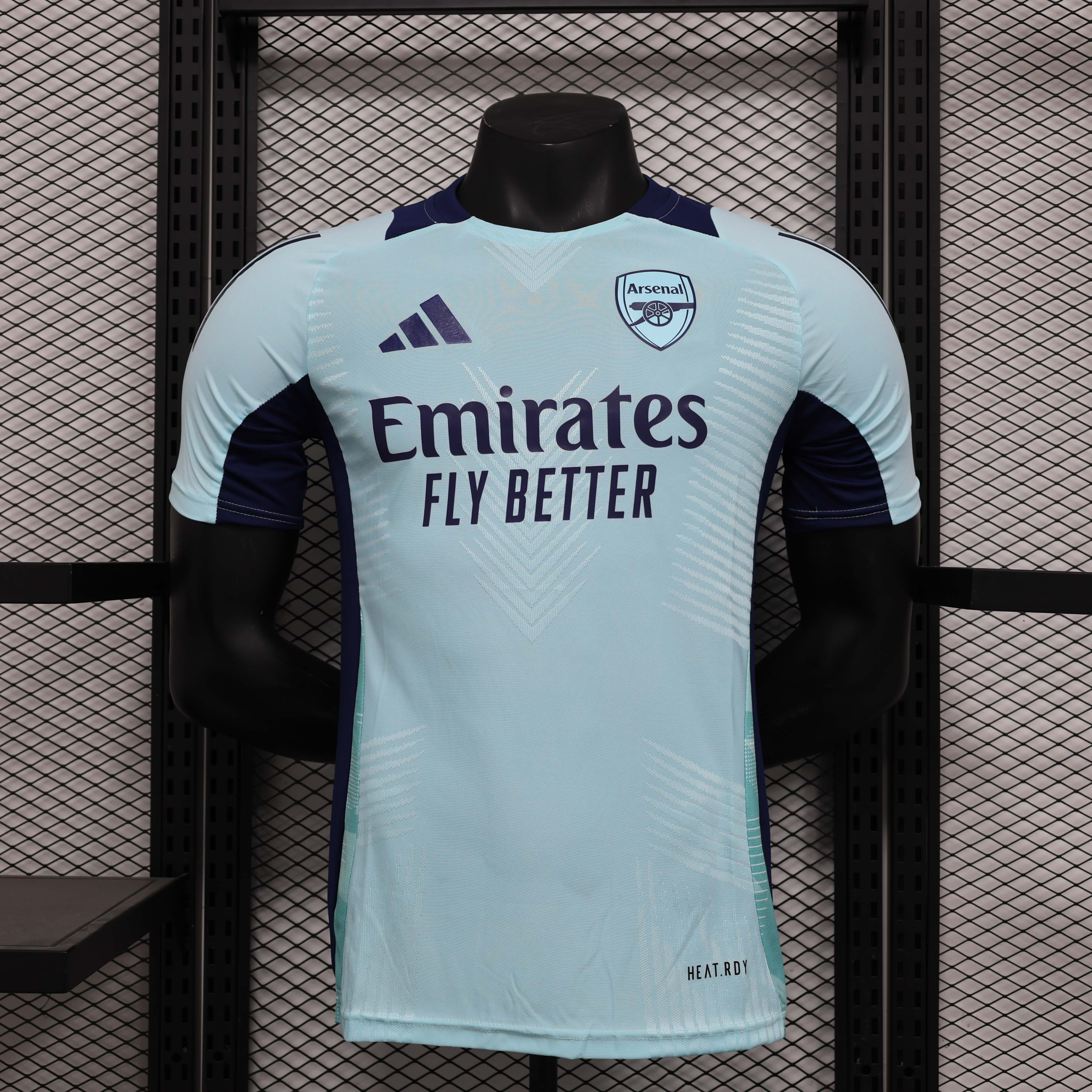 2024/2025 Player Version Arsenal Pre-race suit Blue Football Shirt 1:1 Thai Quality