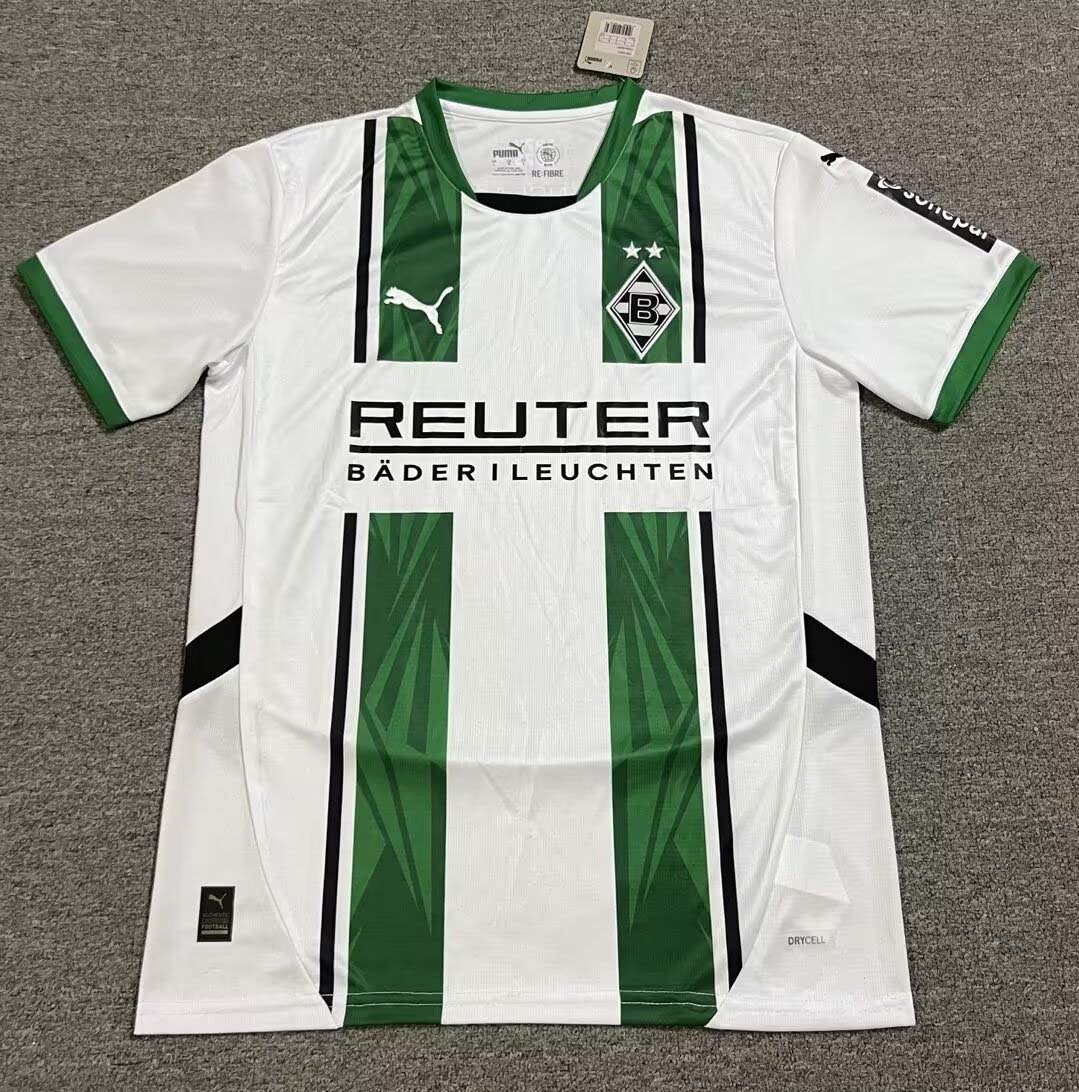 2024/2025 Borussia M?nchengladbach Home Football Jersey 1:1 Thai Quality
