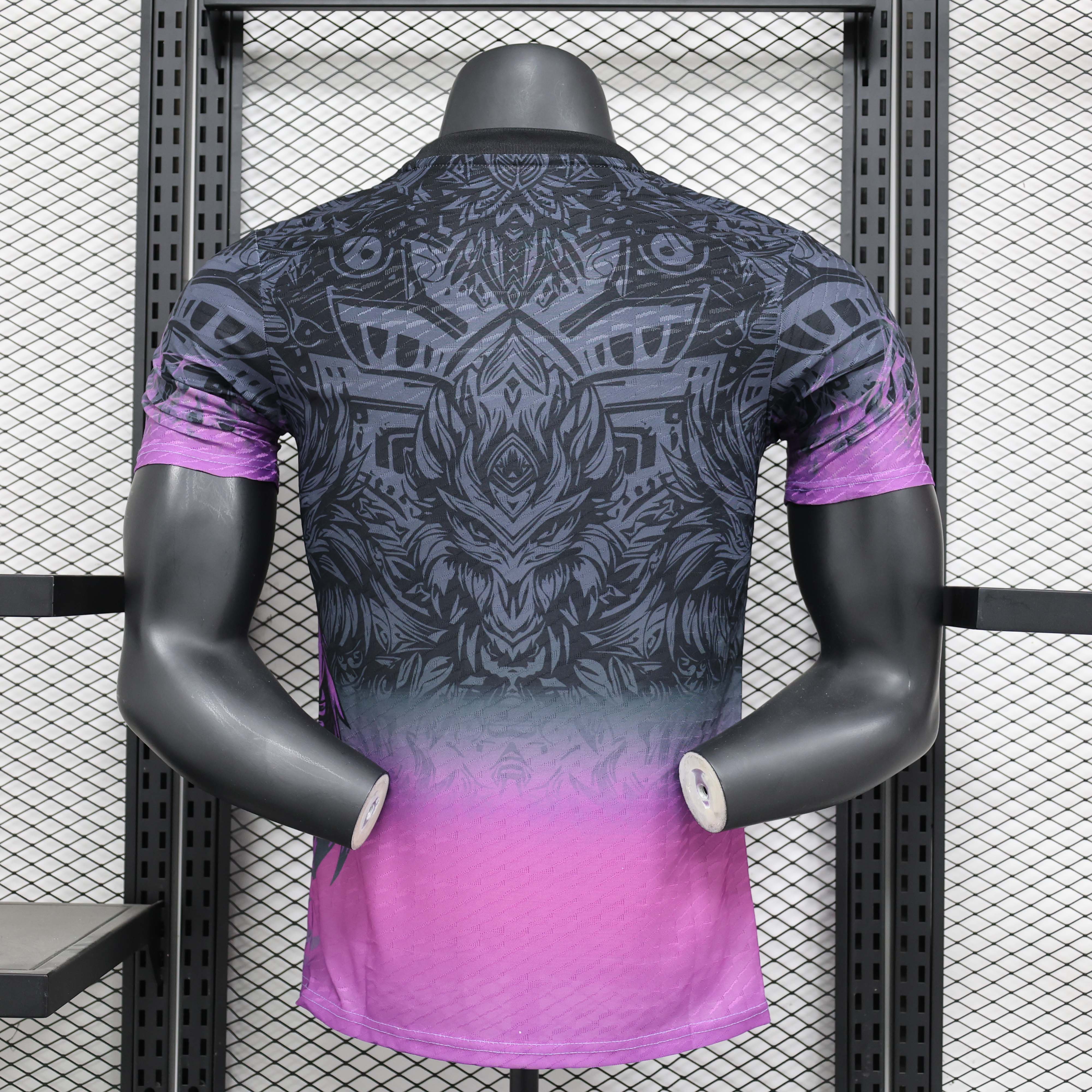 2024/2025 Player Version Liverpool Special Edition Black and Purple Football Shirt 1:1 Thai Quality