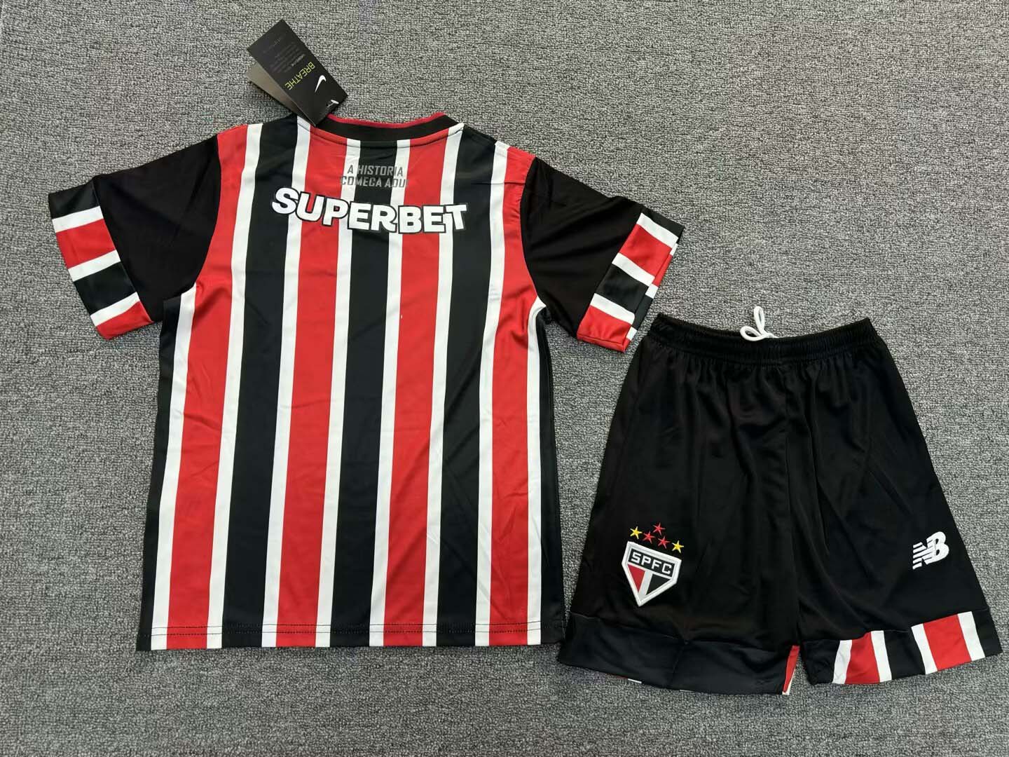 2024/2025 S?o Paulo Away Jersey 1:1 Thai Quality Kids Size