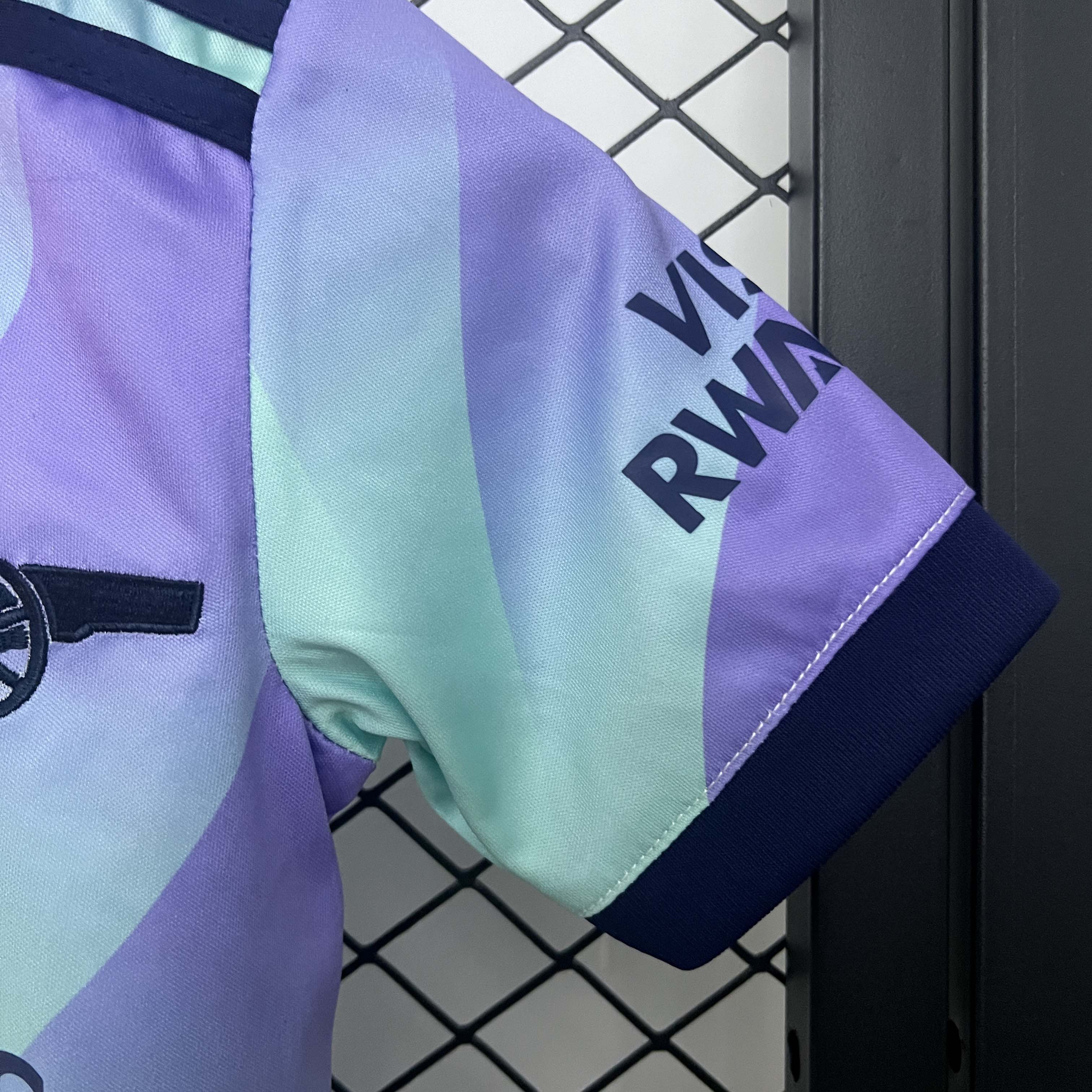 2024/2025 Arsenal Third Away Football Shirt 1:1 Thai Quality Kids Size