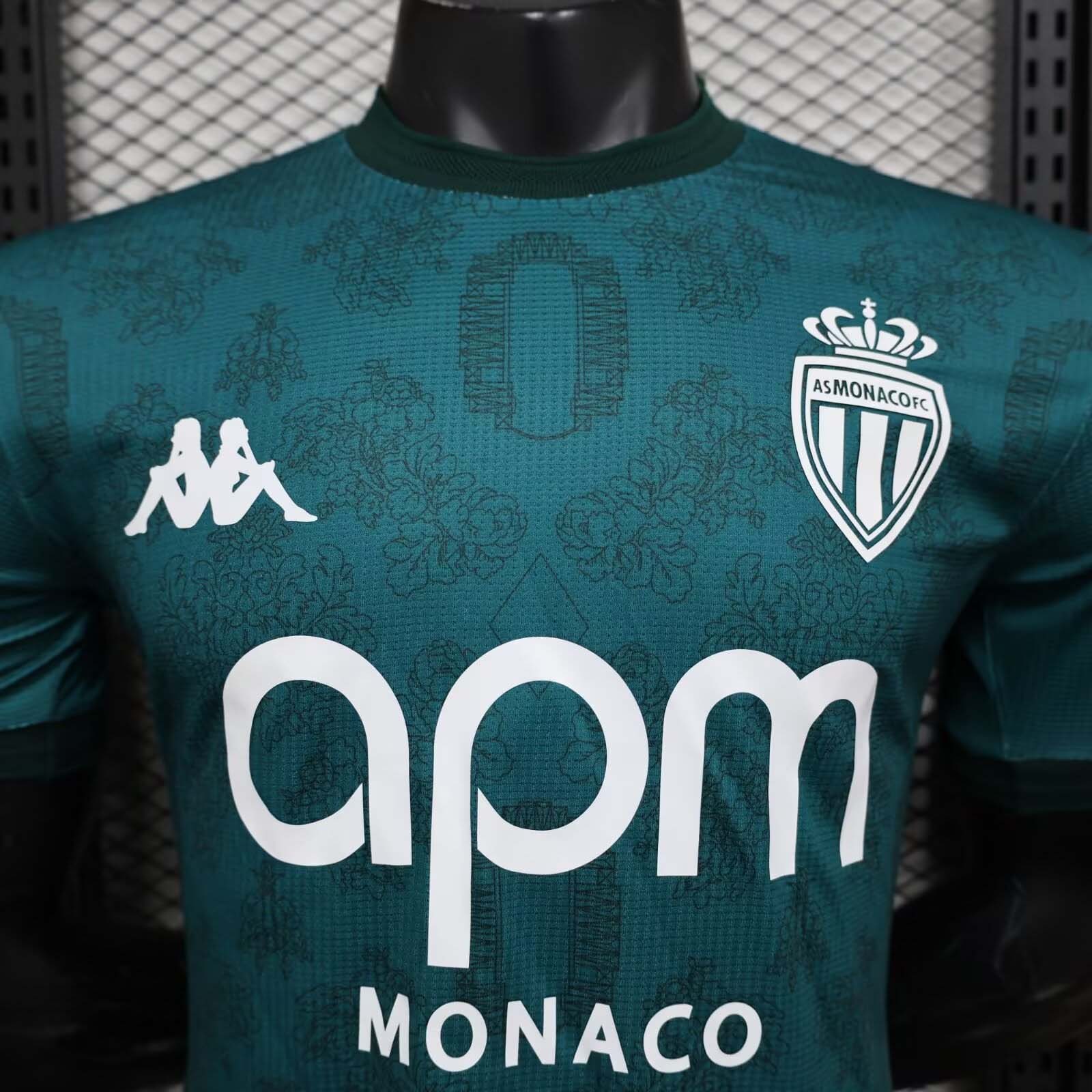 2024/2025 Player Version AS Monaco Away Football Shirt 1:1 Thai Quality