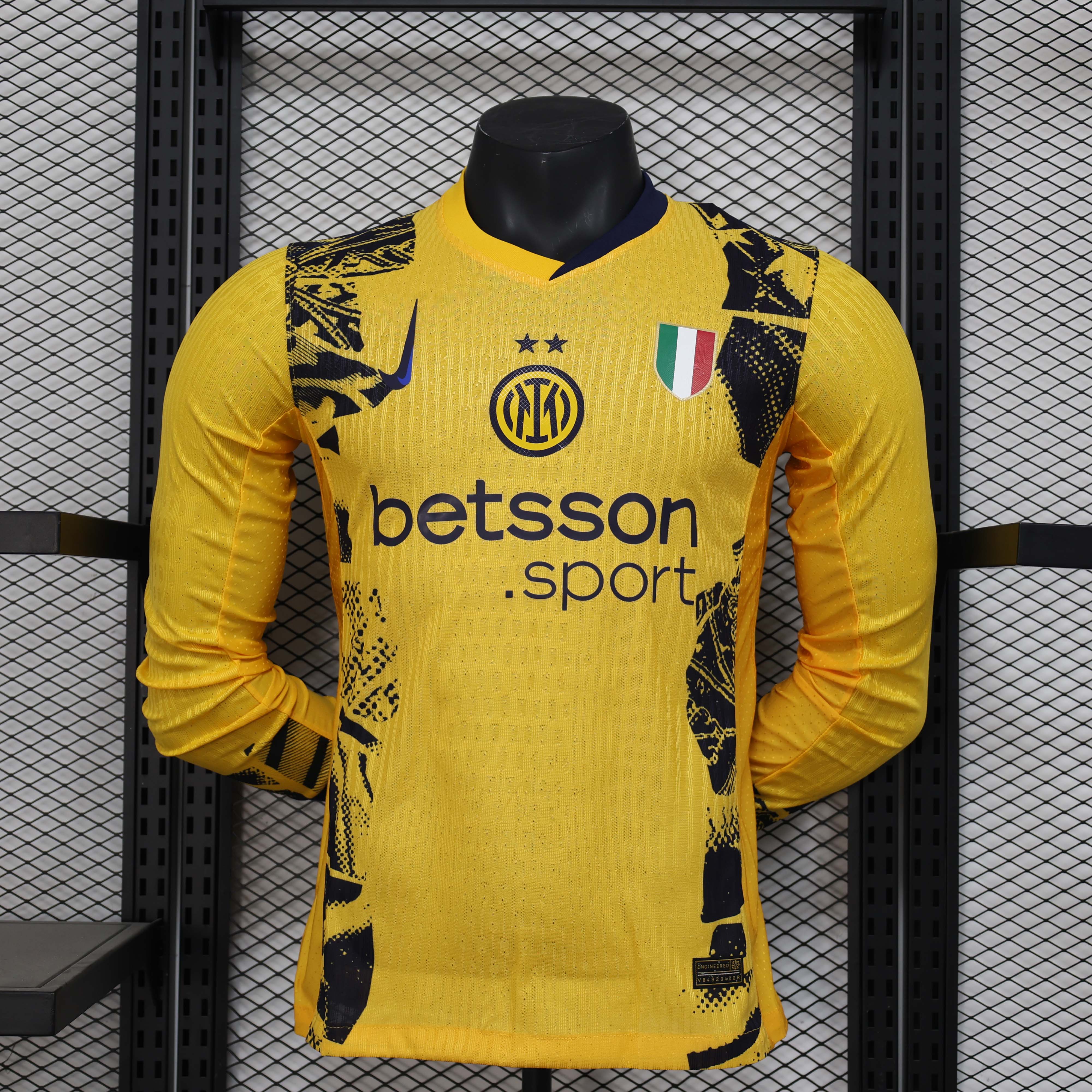 2024/2025 Long Sleeve Player Version Inter Milan Third Away Football Jersey1:1 Quality Thai