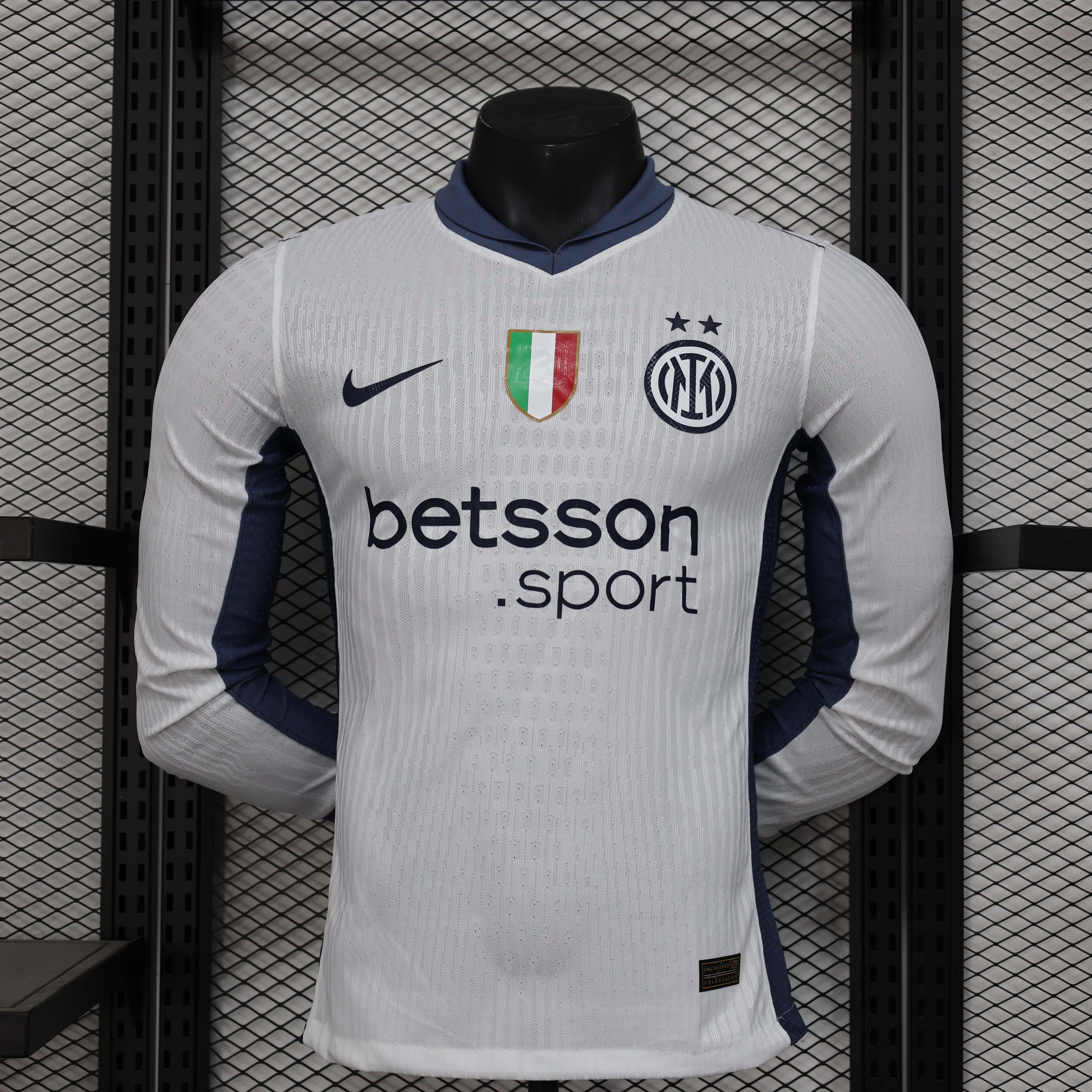 2024/2025 Long Sleeve Player Version Inter Milan Away Football Jersey1:1 Quality Thai