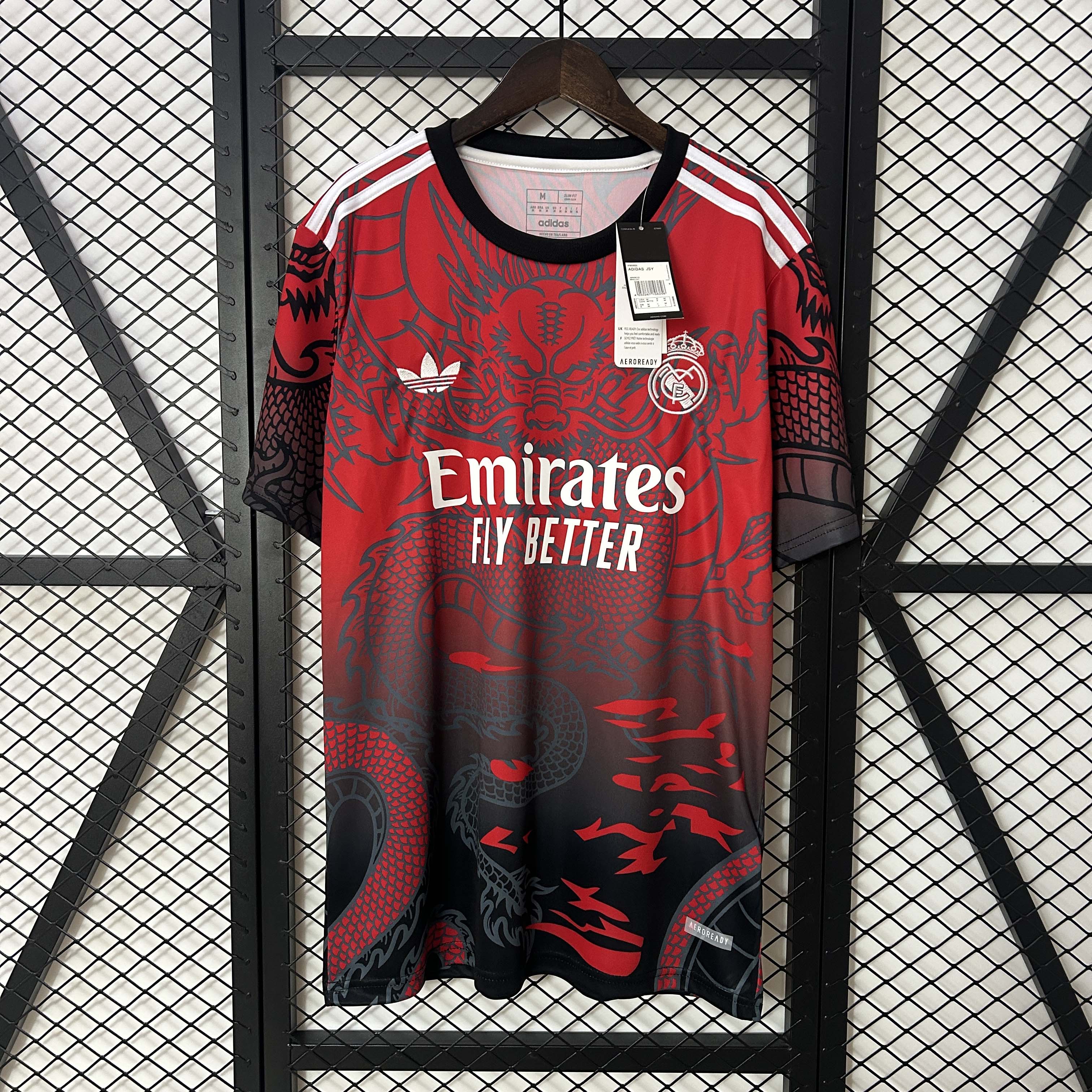 2024/2025 Real Madrid Special Edition Red and black Football Shirt1:1 Thai Quality