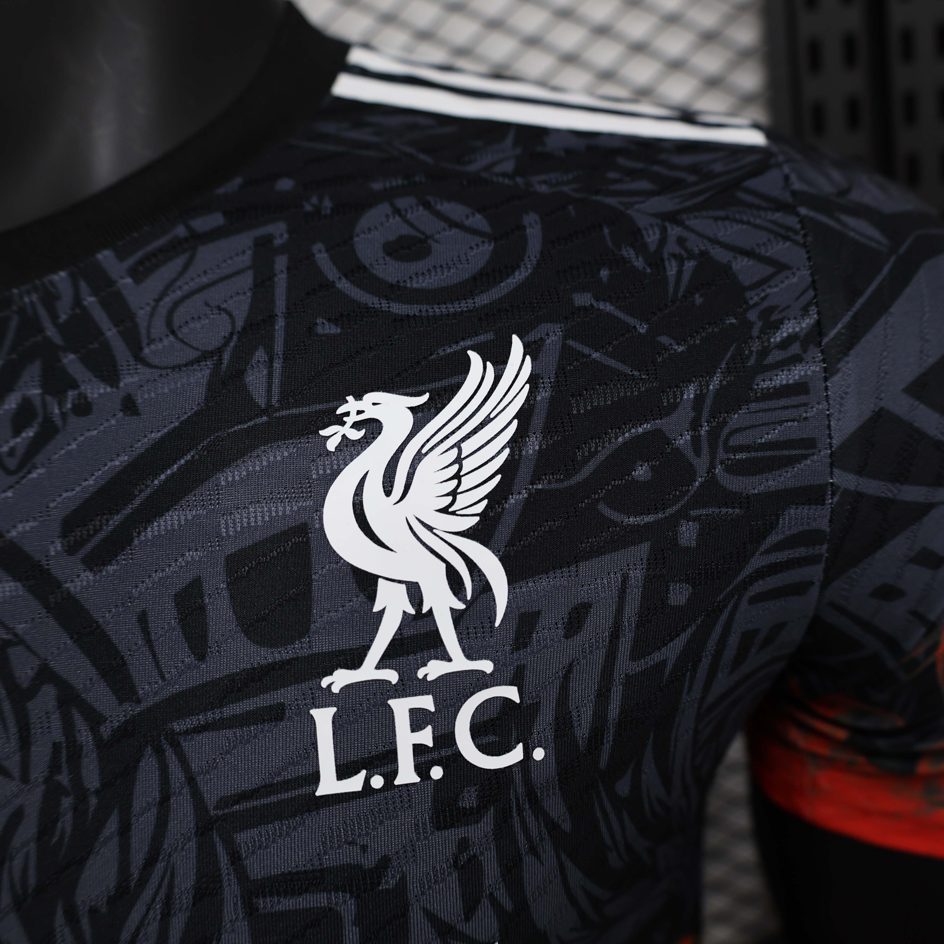 2024/2025 Player Version Liverpool Special Edition Black and Orange Football Shirt 1:1 Thai Quality