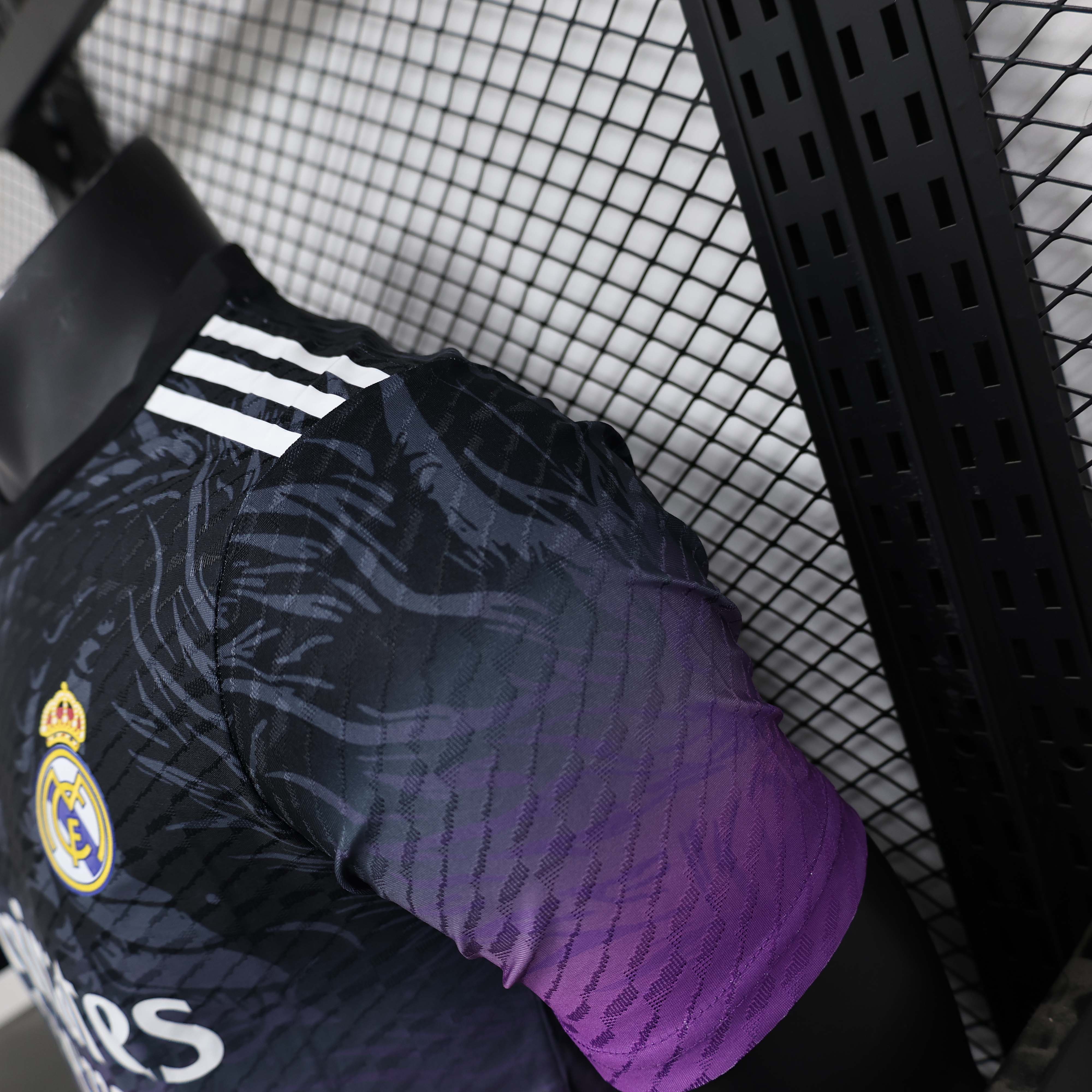 2024/2025 Player Version Real Madrid Special Edition Black and Purple Football Shirt 1:1 Thai Quality