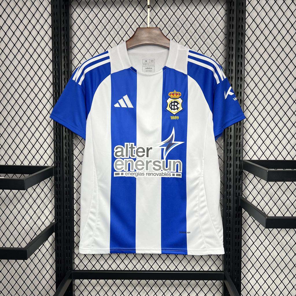 2024/2025 Recreativo de Huelva Home Football Shirt 1:1 Thai Quality