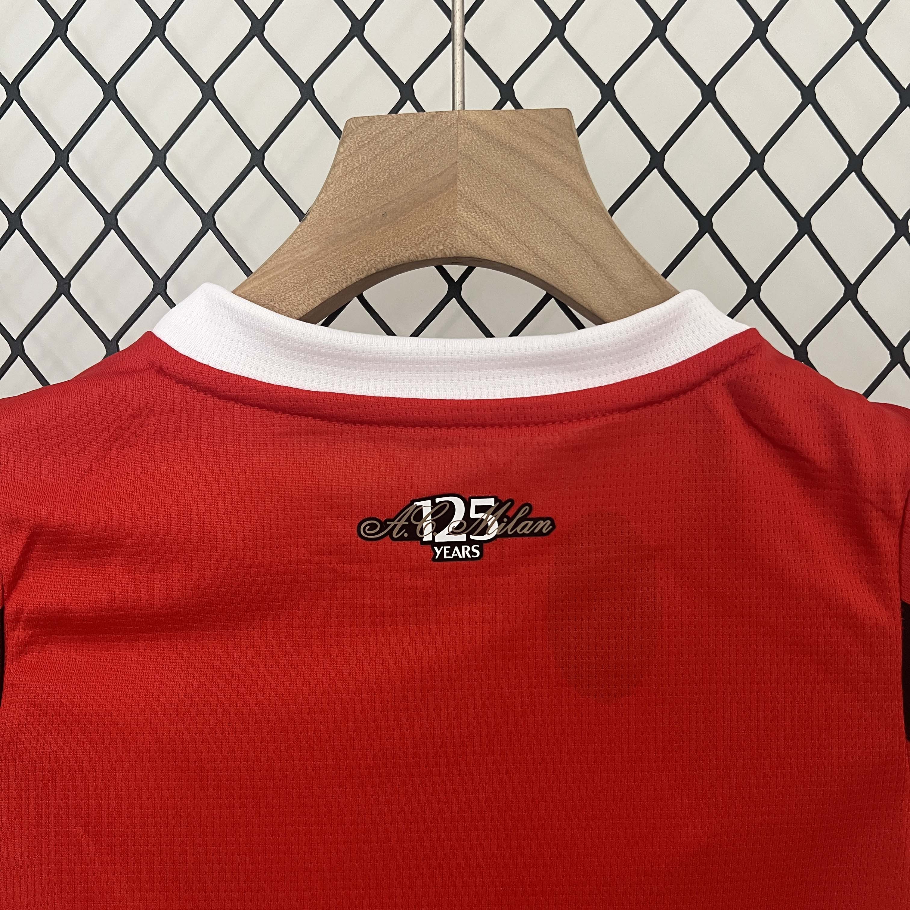 2024/2025 AC Milan Home Football Shirt 1:1 Thai Quality Kids Size