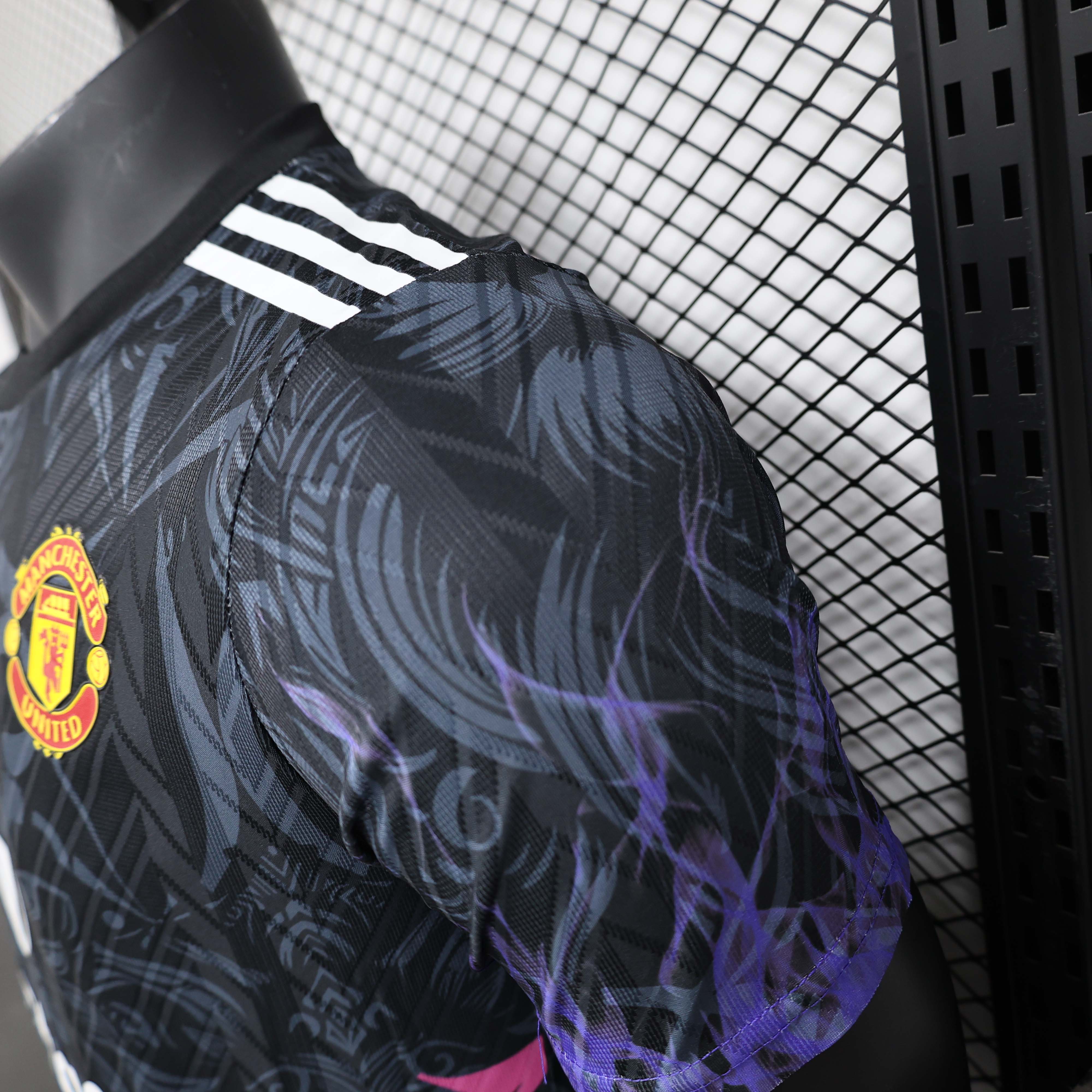 2024/2025 Player Version Manchester United Special Edition Black and purple Football Shirt 1:1 Thai Quality
