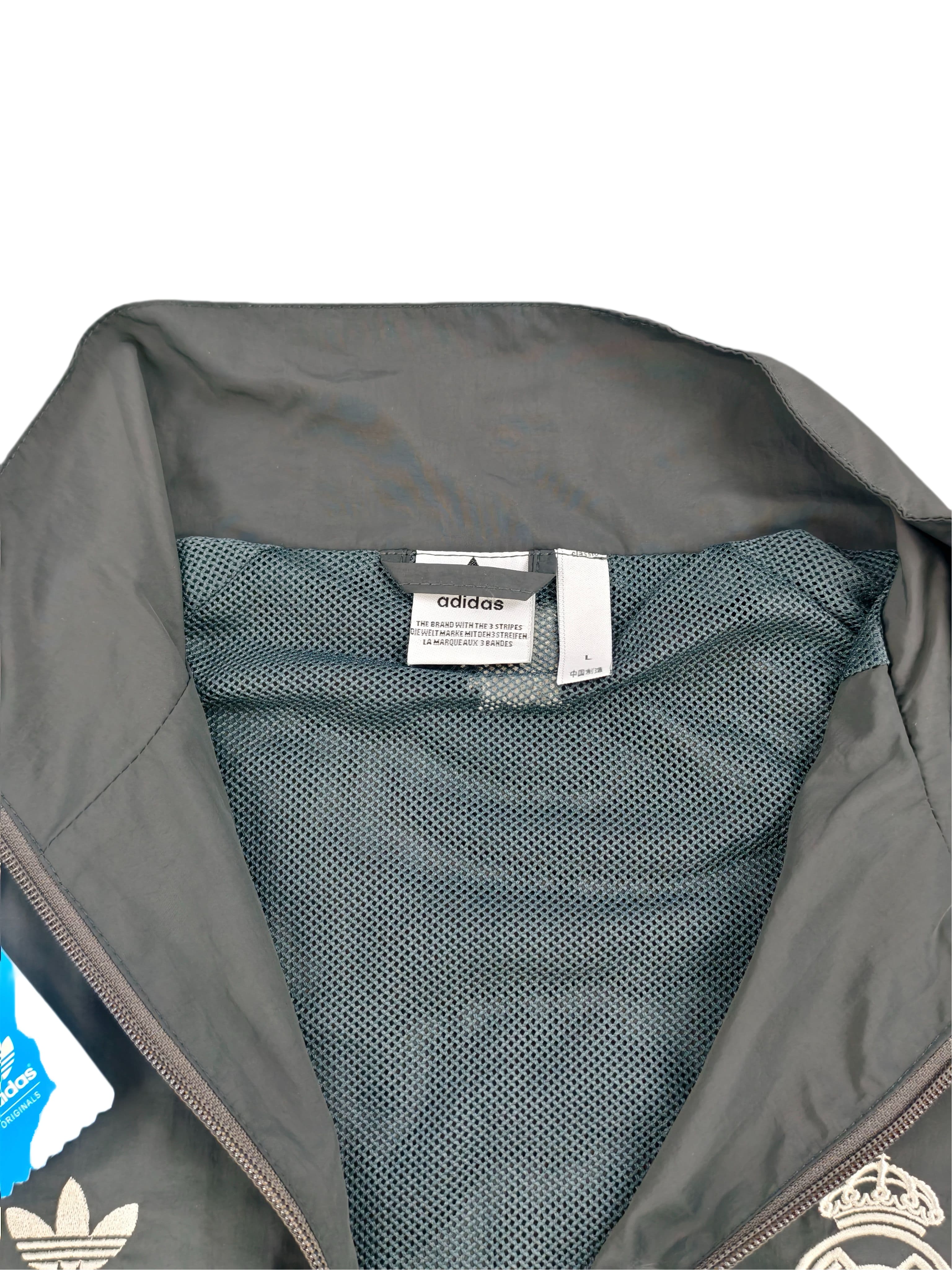 2024/2025 Real Madrid Windbreaker Gray Soccer Jersey 1:1 Thai Quality