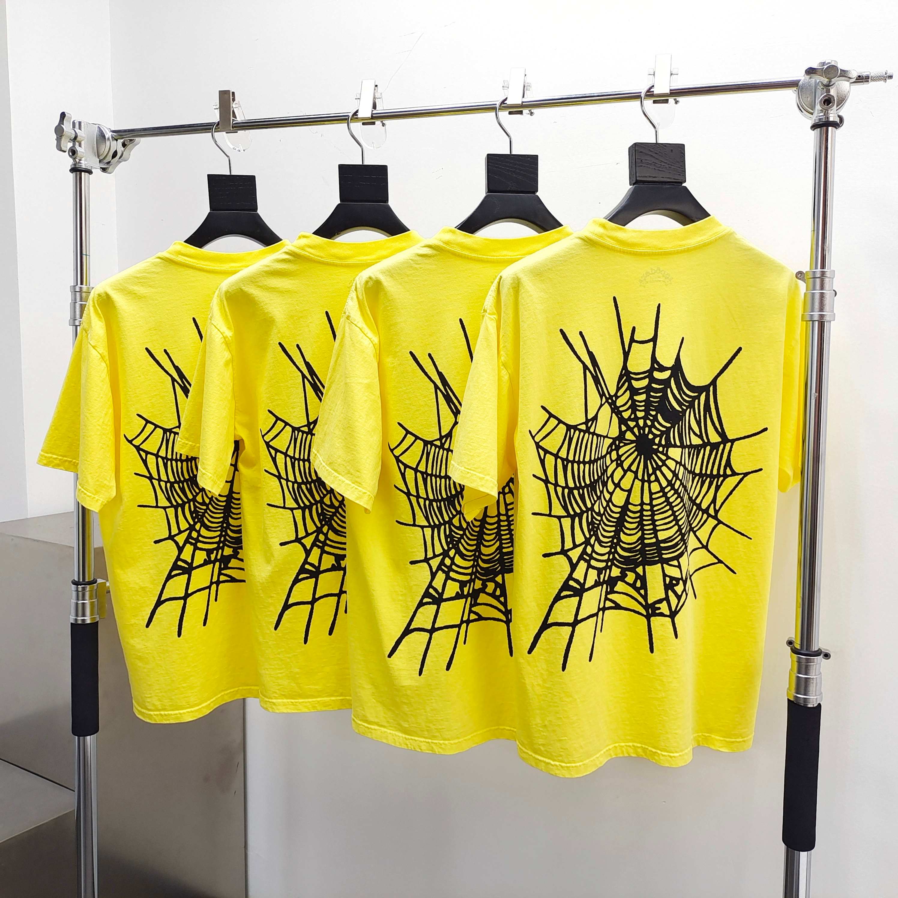 1:1 quality version 28312371 Back Black Spiderweb Printed Tee