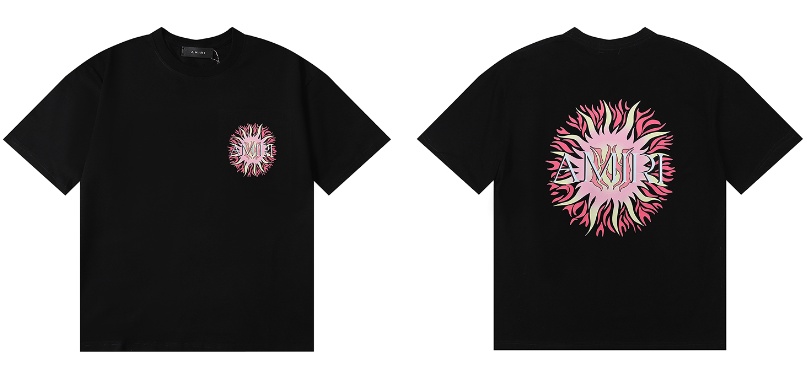 28222832 Pink Sunflower Logo Print tee 2 colors