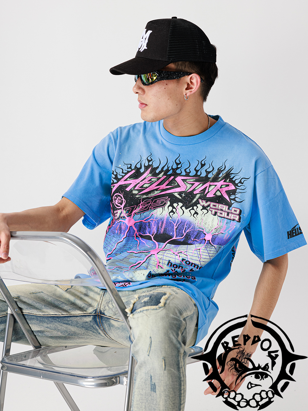 American High Street Washed Short Sleeve T-Shirt