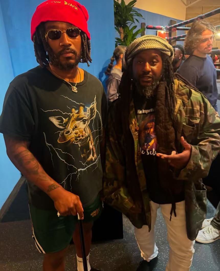 1:1 quality version Giraffe Lightning Back Stamped Letter Print Tee