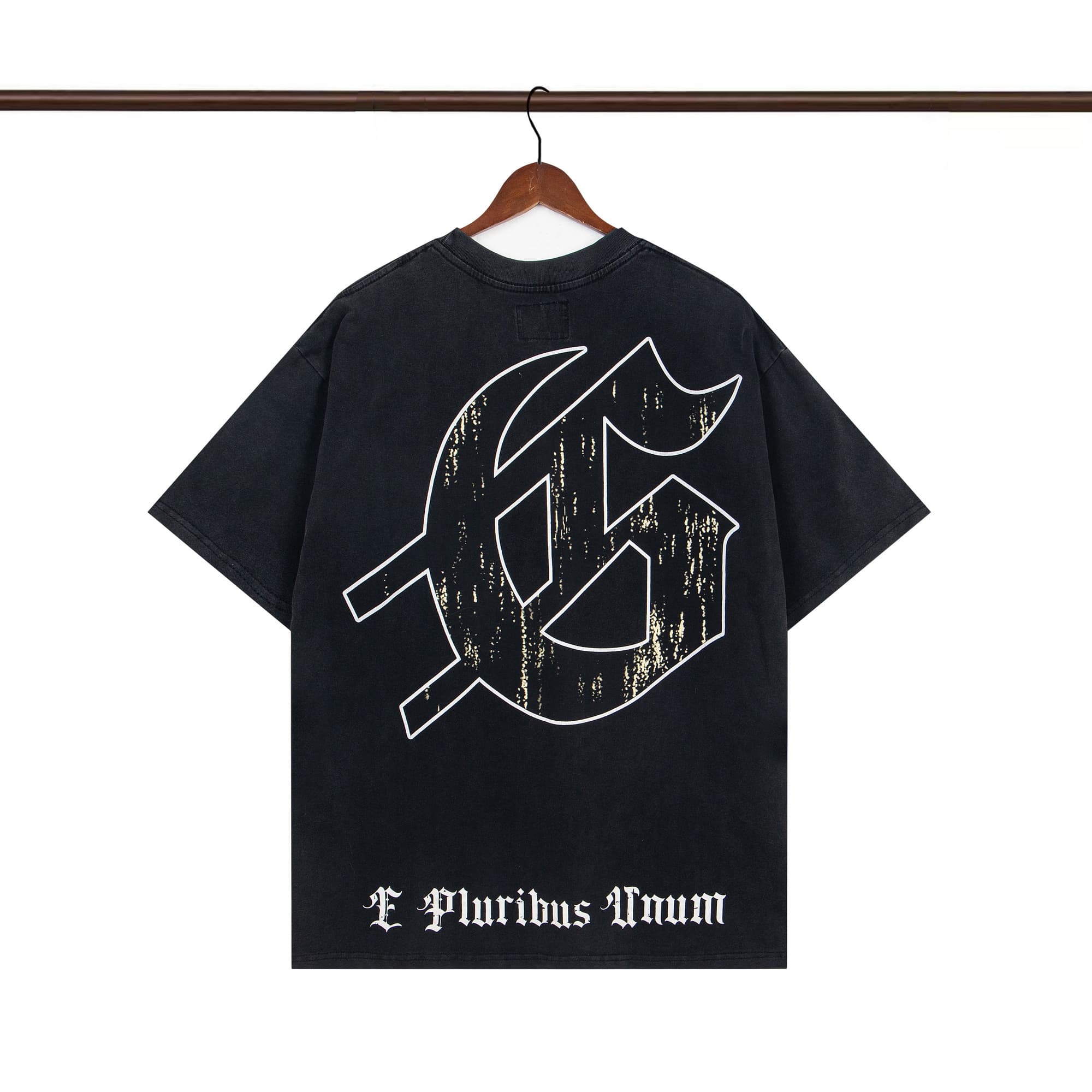 1:1 quality version Skull Island Printed Washed Version Tee