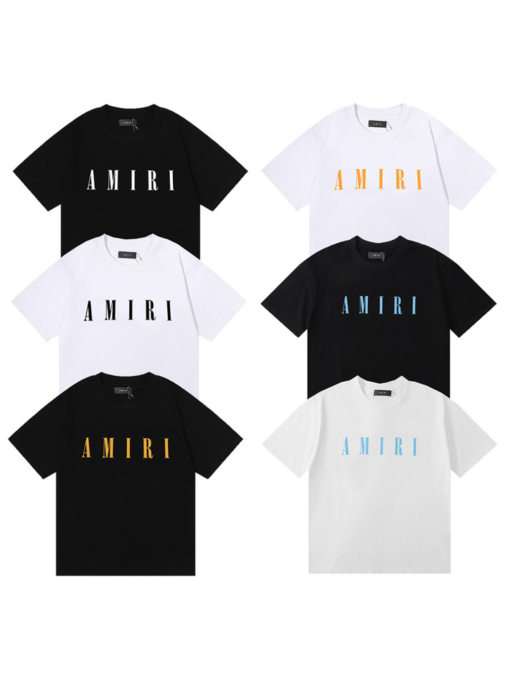 Simple style monogrammed logo print Tee 6 colors