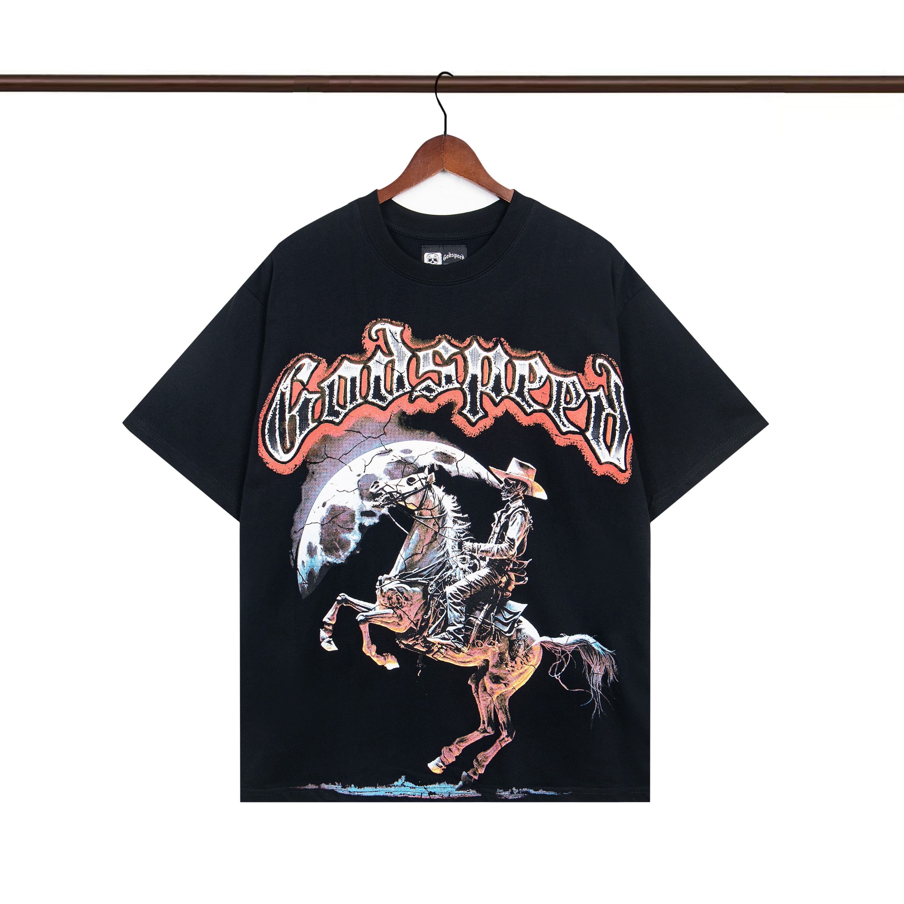 28220250 Horse Skeleton Print Tee